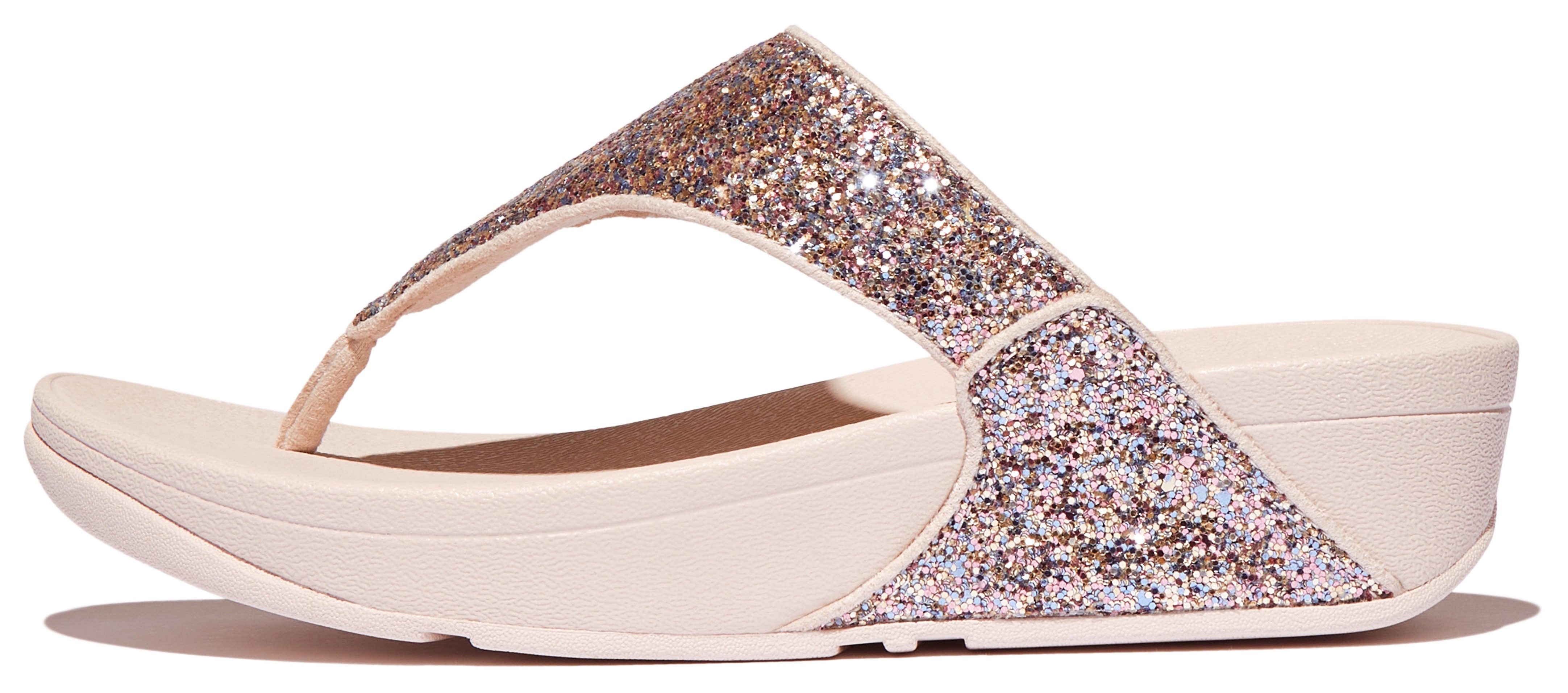 Fitflop LULU MULTI-TONAL GLITTER TOE Zehentrenner Badeschuh, Slides, Sandal günstig online kaufen