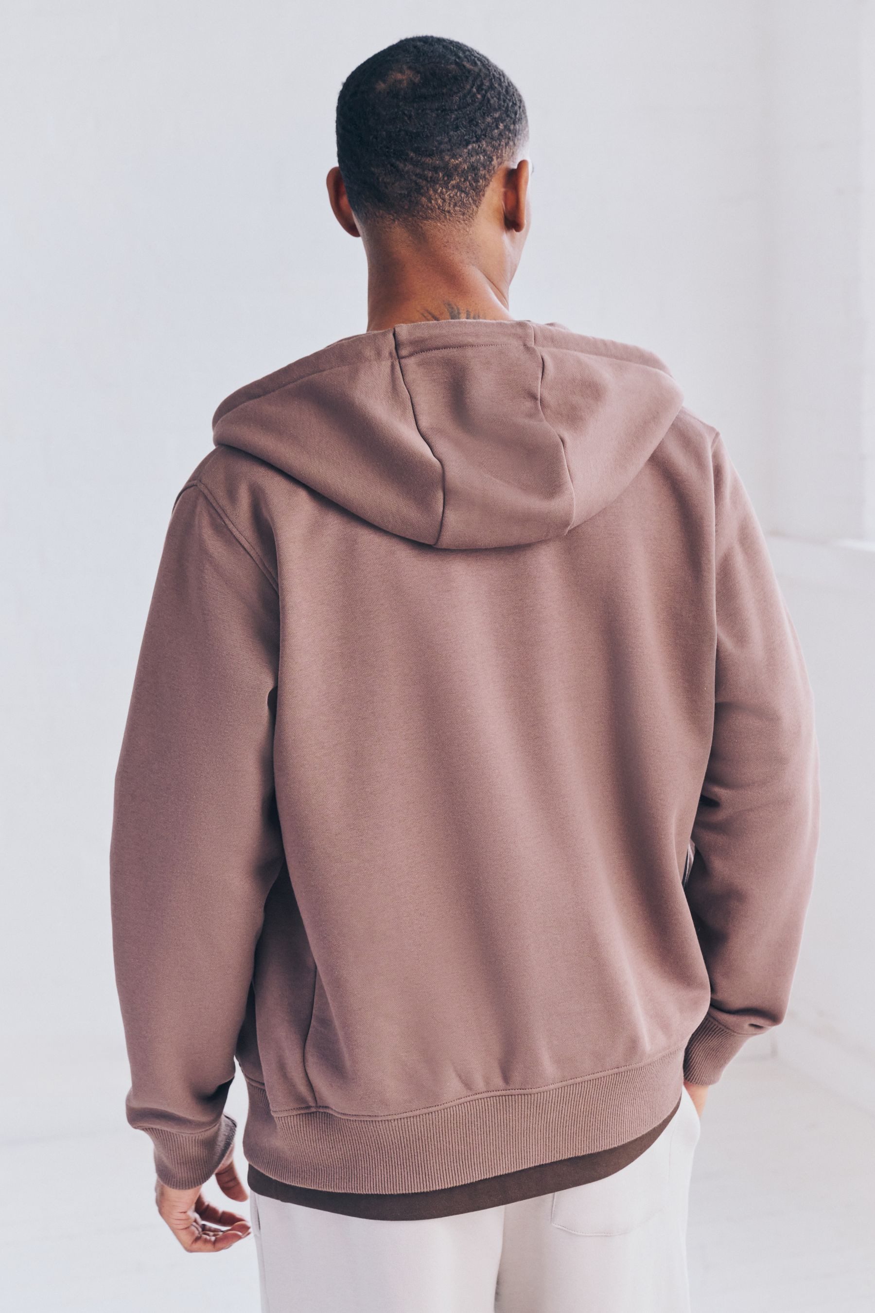 Next Kapuzensweatjacke Premium-Kapuzenjacke mit hohem Baumwollanteil günstig online kaufen