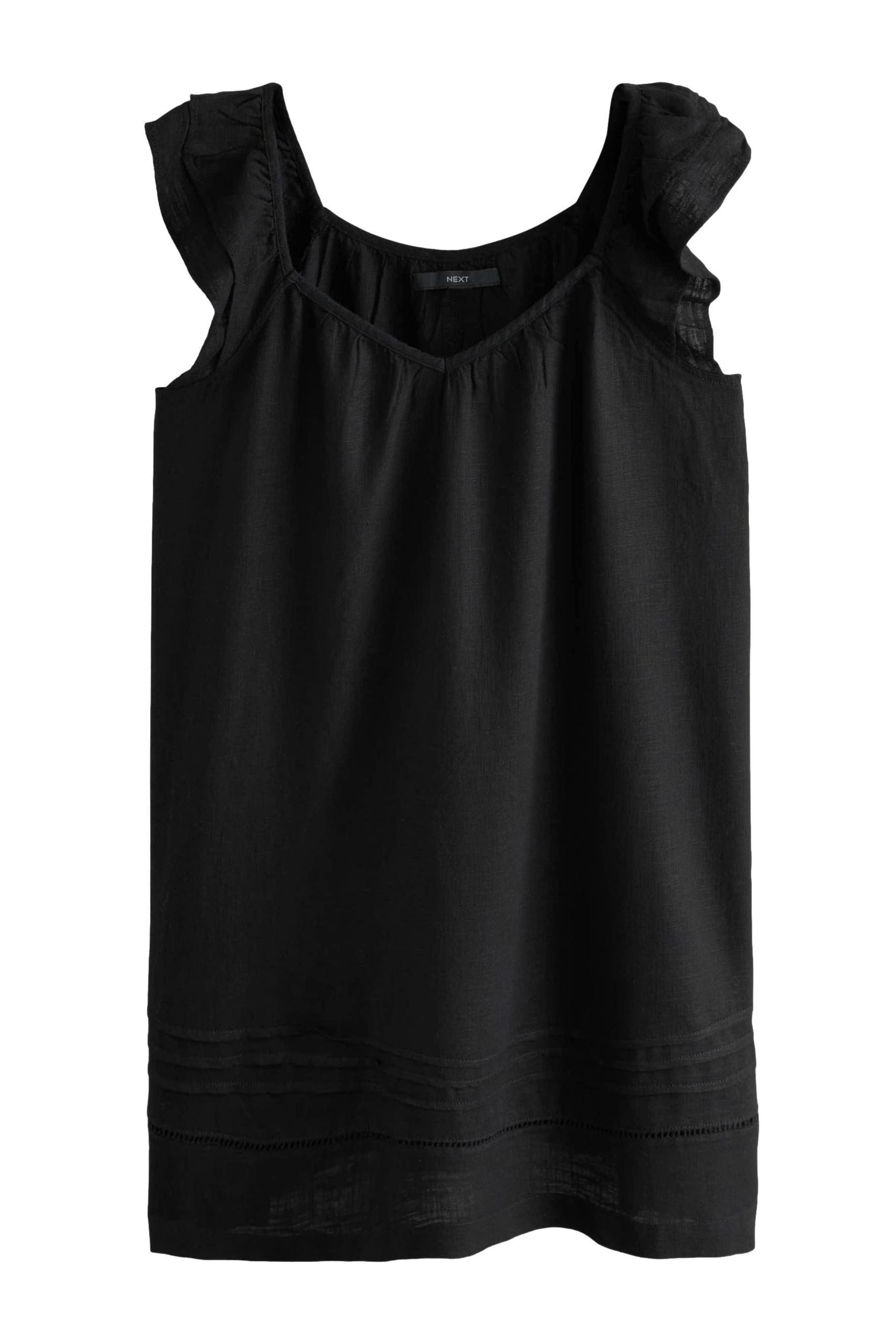 Next Minikleid Minikleid mit V-Ausschnitt und Rüschenärmeln (1-tlg) günstig online kaufen