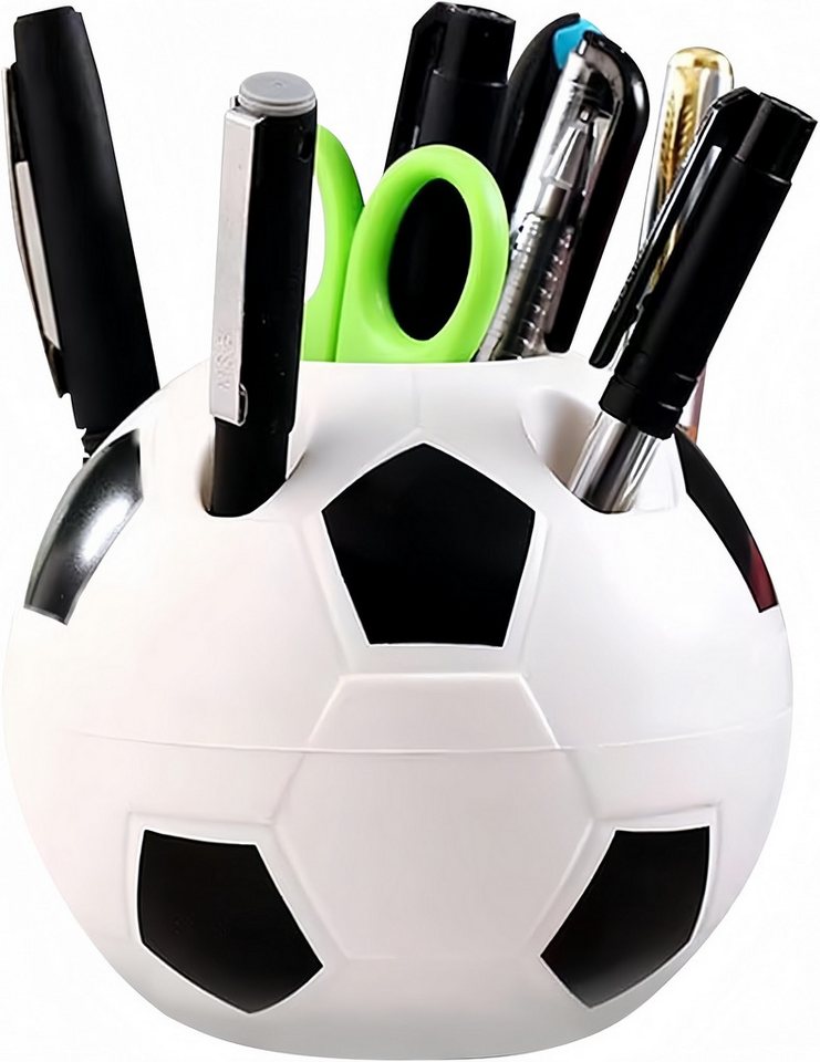 FOUORTUNATE-BEE Organizer Fußball Stiftehalter für Schreibtisch, ideal für Schule & Büro (1 St), Stiftebox im Fußball-Design, Geschenk für Schule und Geburtstag