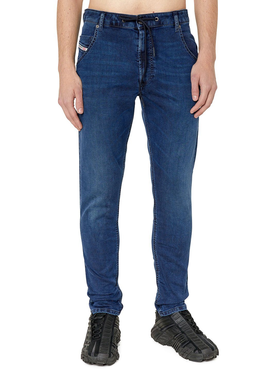 Diesel Tapered-fit-Jeans Regular Fit SuperStretch JoggJeans - Krooley 068CT günstig online kaufen