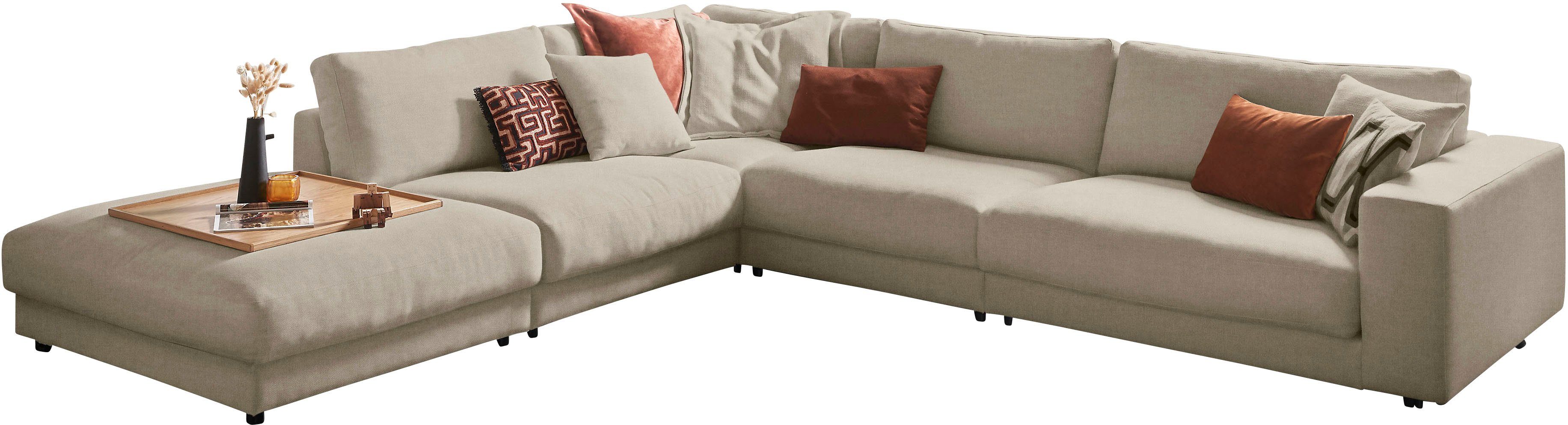 3C Candy Ecksofa Enisa Easy 3 incl. Flecken-Schutz-Bezug care Flatterkissen, mit wahlweise II