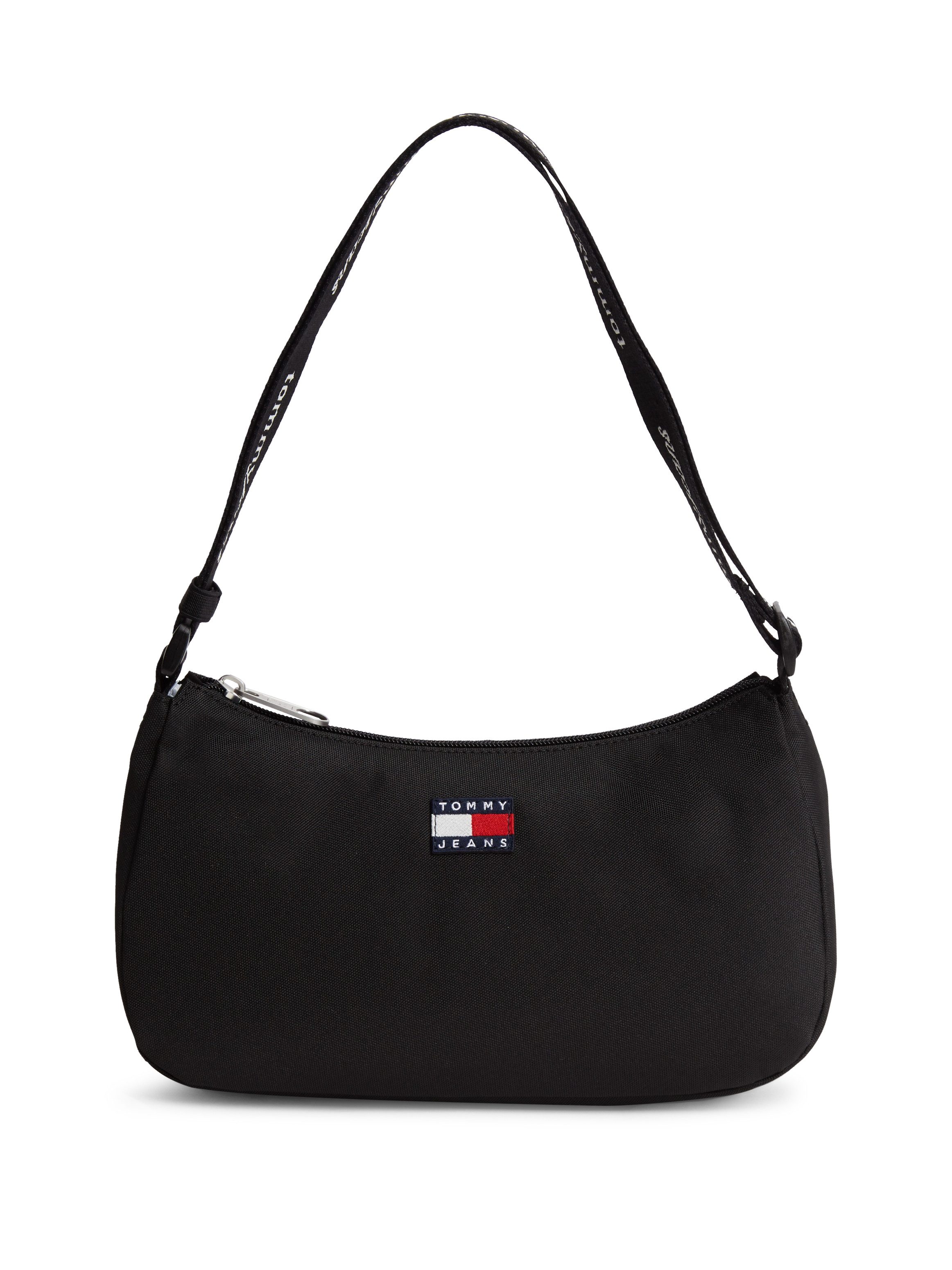 Tommy Jeans Schultertasche TJW ESS DAILY SHOULDER BAG, Damen Handtasche, Umhängetasche mit Logoschriftzug auf dem Riemen