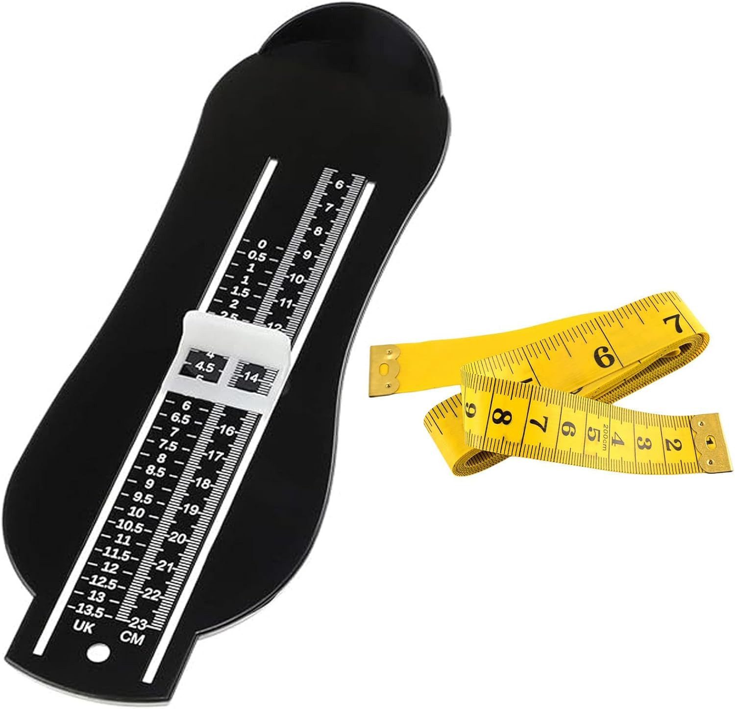 FELIXLEO Fußmessgerät Fußmessgerät Schuhgrößenmesser Schuhmessgerät Kinder