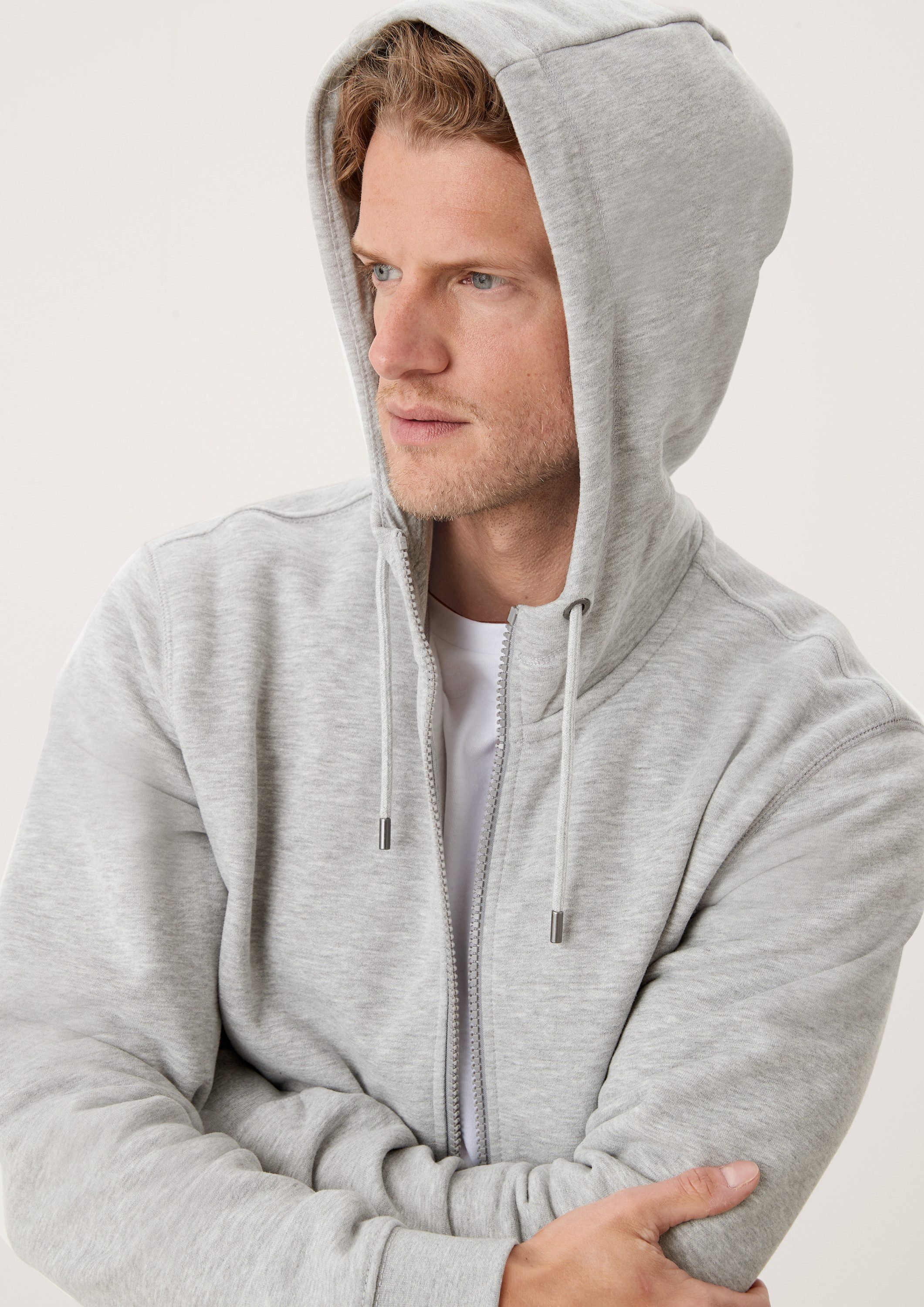 s.Oliver Sweatjacke Sweatshirt Jacke Sweatjacke mit Kapuze günstig online kaufen