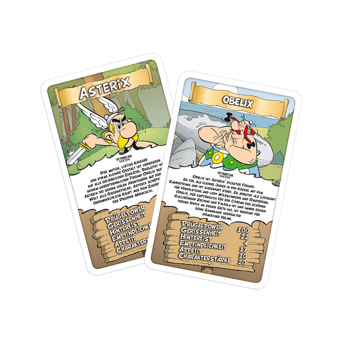 Winning Moves Spiel Top Trumps Asterix, Quartett