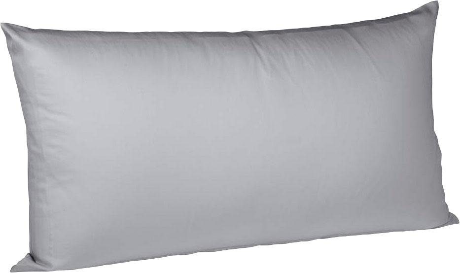 fleuresse Kissenbezug Colours Mako Satin, 100% Baumwolle, mit Reißverschluss, (2 Stück), Mako Satin, glänzend, glatt, Premium Qualität