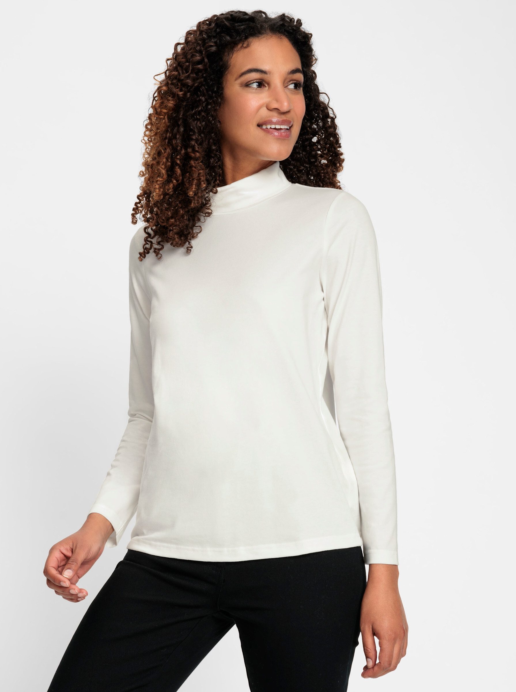Casual Looks Rollkragenshirt "Rollkragen-Shirt", (1 tlg.) günstig online kaufen