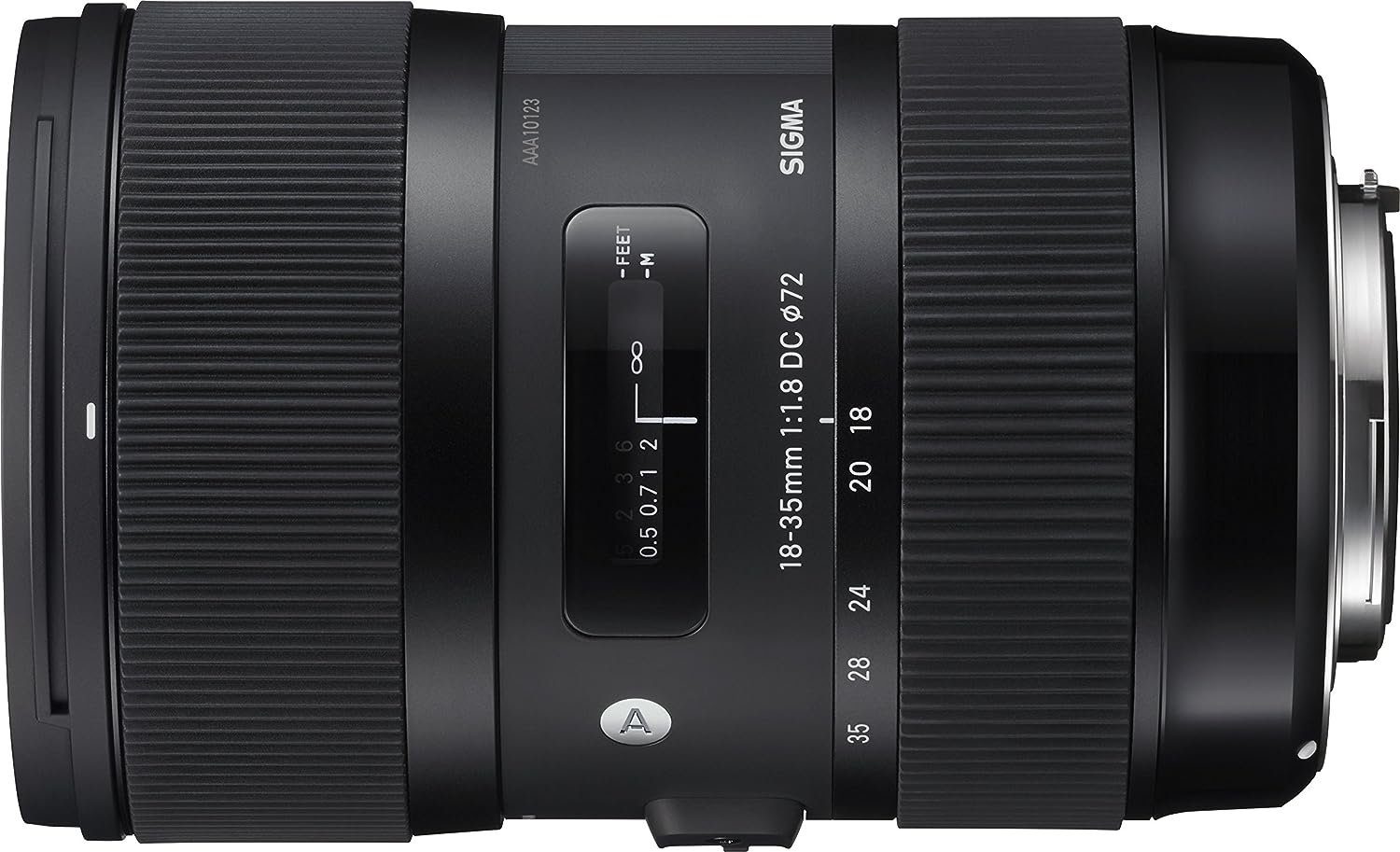 SIGMA Sigma 18-35mm F1,8 DC HSM Art Objektiv, (für Canon EF Objektivbajonett)
