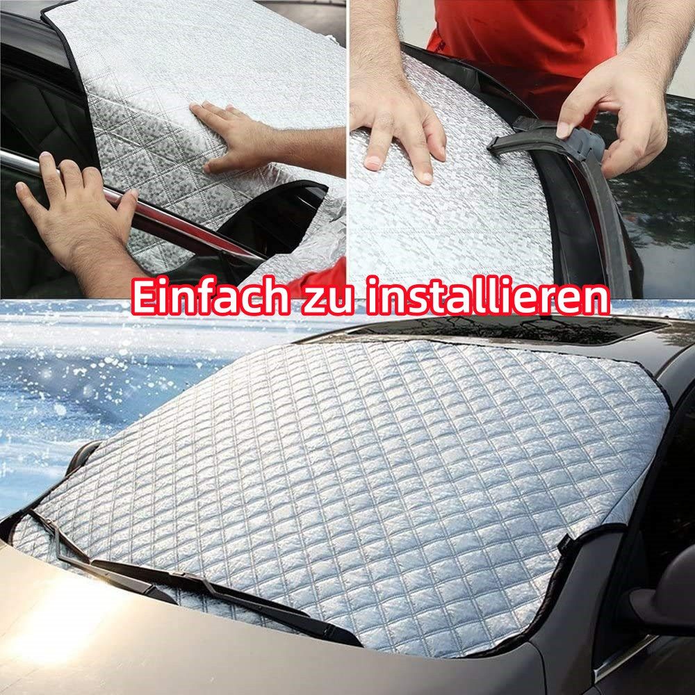 FOUORTUNATE-BEE Car Sunshade Extra-thick Car Windshield Cover against Snow & Frost