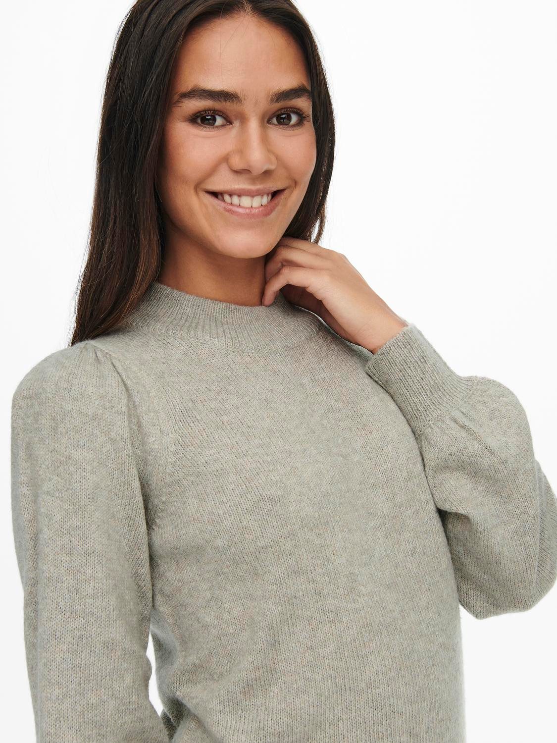 JDY Strickkleid JDYRUE LIFE L/S HIGH NECK DRESS KNT NOOS