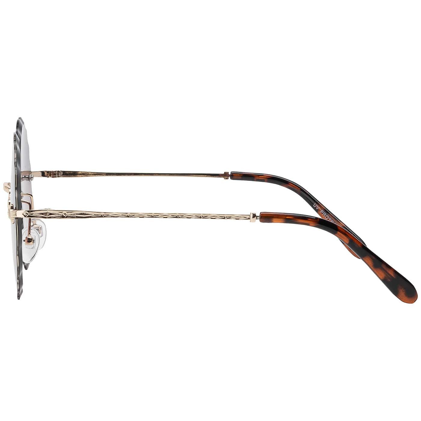 BEZLIT Eyewear Retrosonnenbrille Rund Form Designer Damen Sonnenbrille (1-St) mit bunten Linsen