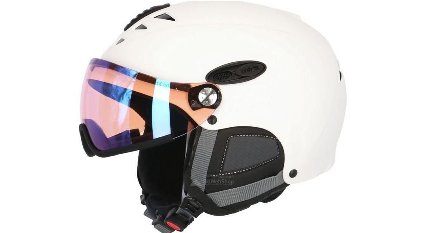 Casque De Ski Uvex Hlmt 300 Visor Vario White Mat
