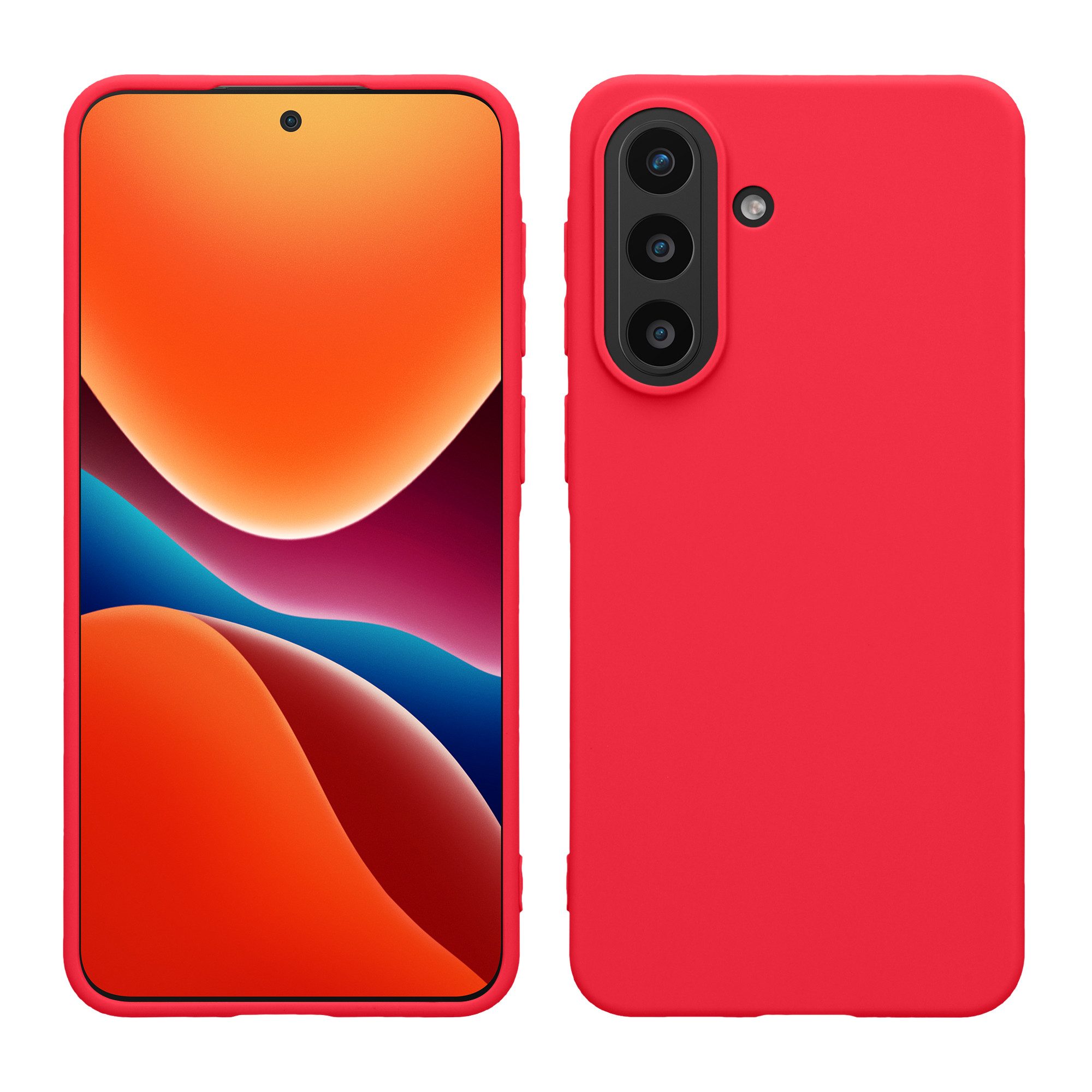 kwmobile Smartphone-Hülle Hülle für Samsung Galaxy A57 5G, Hülle Silikon - Soft Handyhülle - Handy Case Cover
