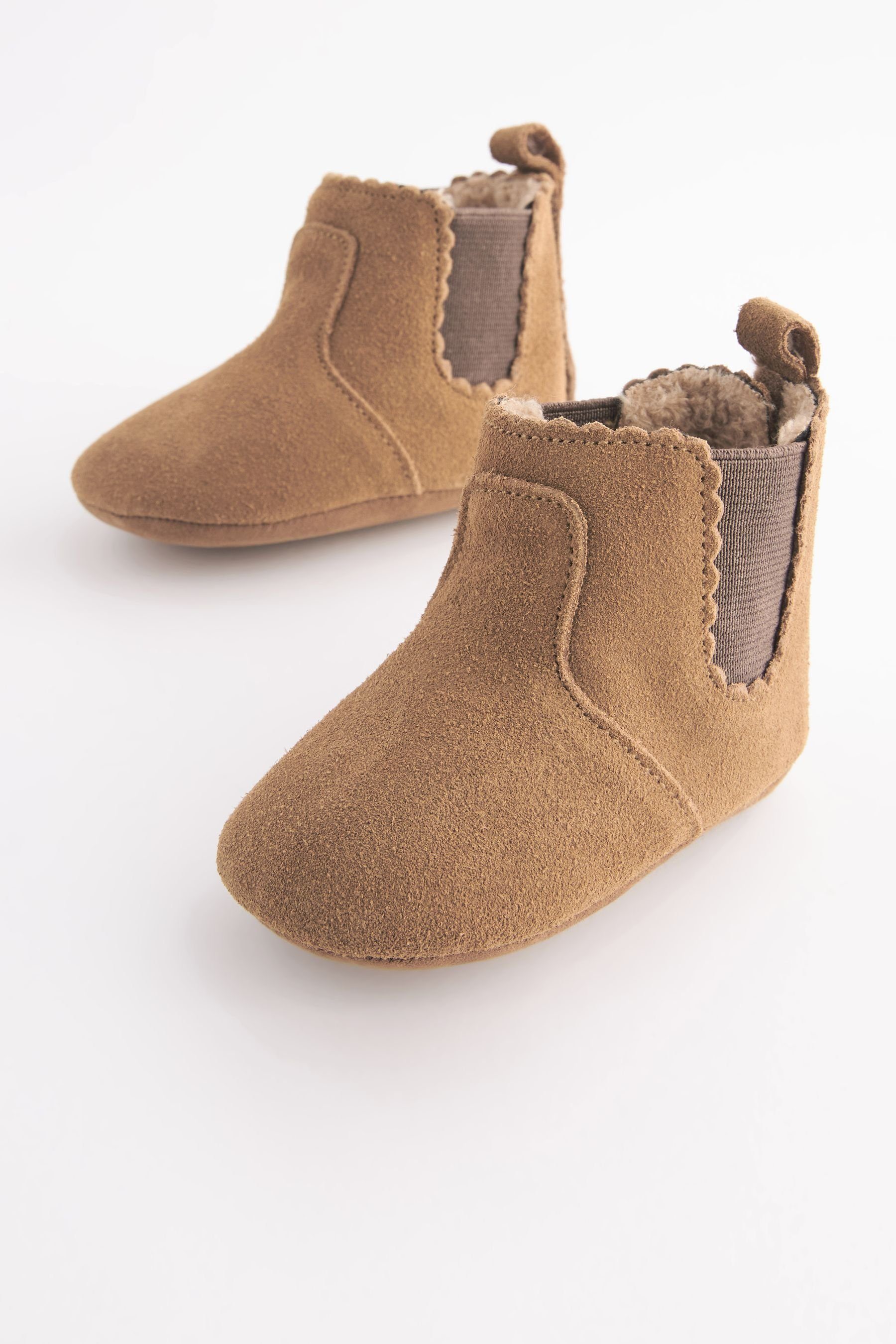 Baby-Chelsea-Stiefeletten (1-tlg) Brown Leather Tan Next Babystiefel