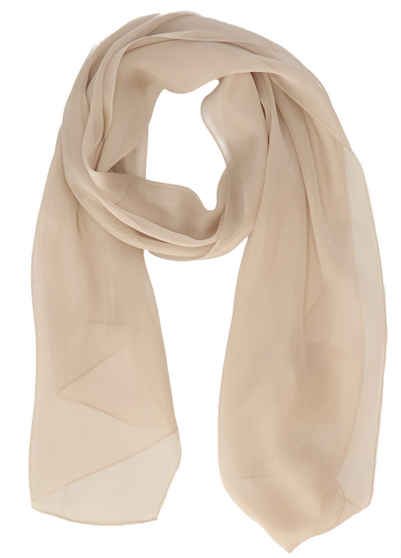halsüberkopf Accessoires Schal Schal aus reiner Seide luftig, leicht, klassisch!
