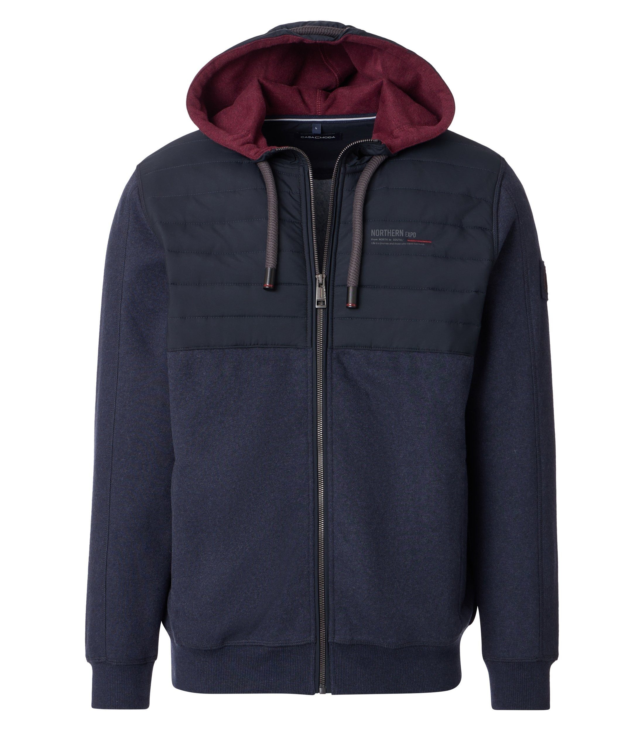 Sweatjacke CASAMODA Sweatjacke uni