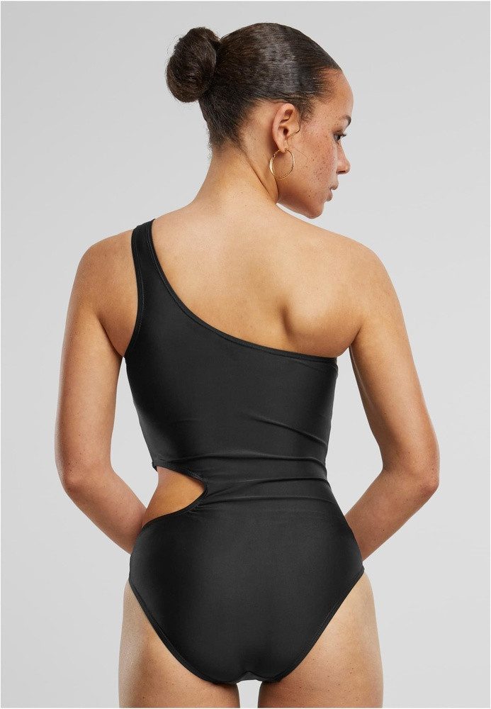 URBAN CLASSICS Badeanzug Ladies Asymmetric Cut Out Swimmsuit – Bild 3 von 5