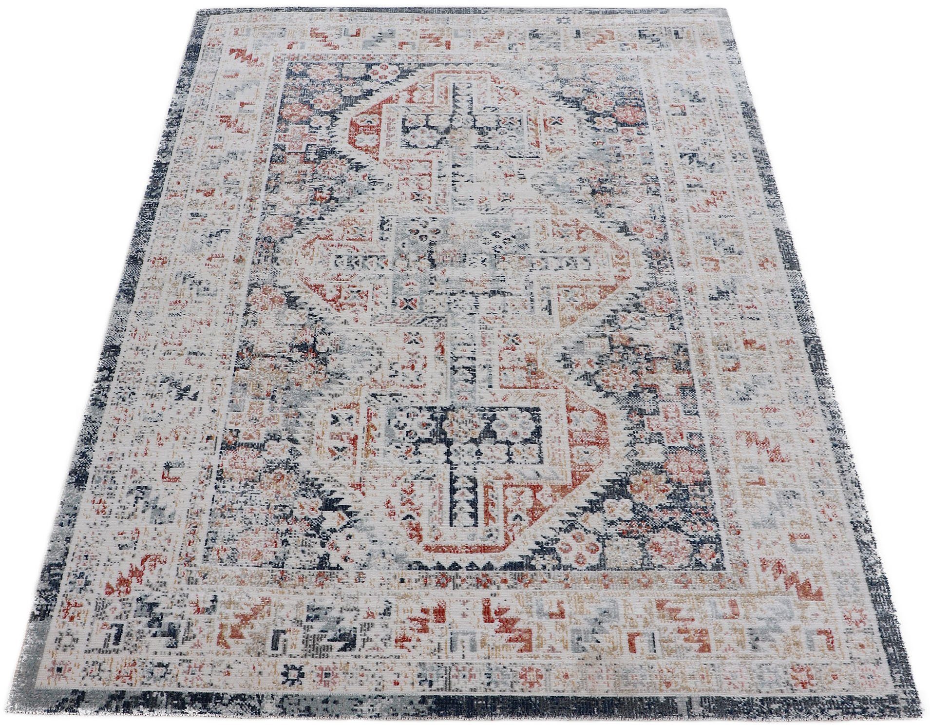 Teppich Rina, carpetfine, rechteckig, Orient mm, Vintage Look 3 Höhe
