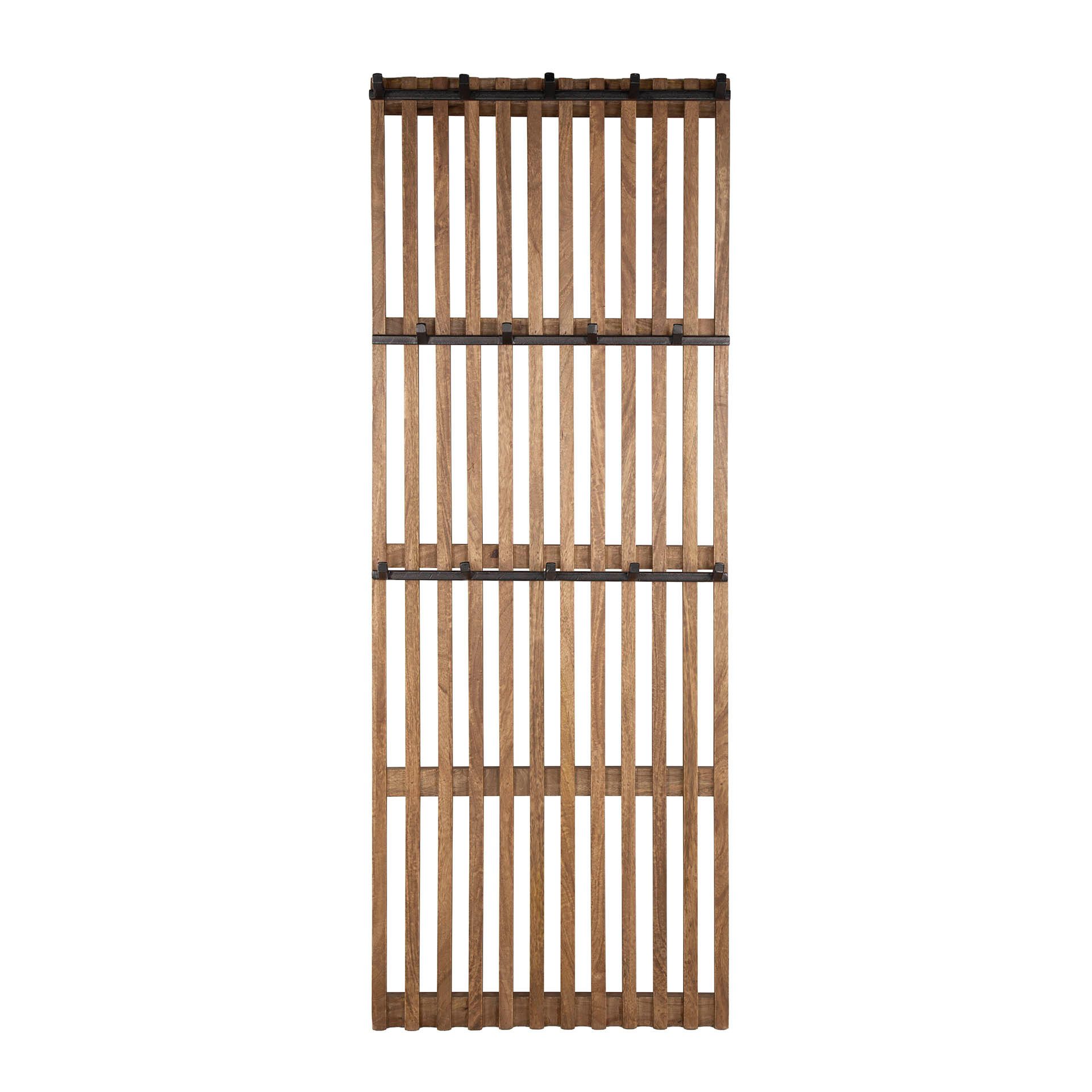 Sitheim-Europe Wandgarderobe Garderobe Tweak hoch 14 Haken / Massiv Mango sand (1 St)