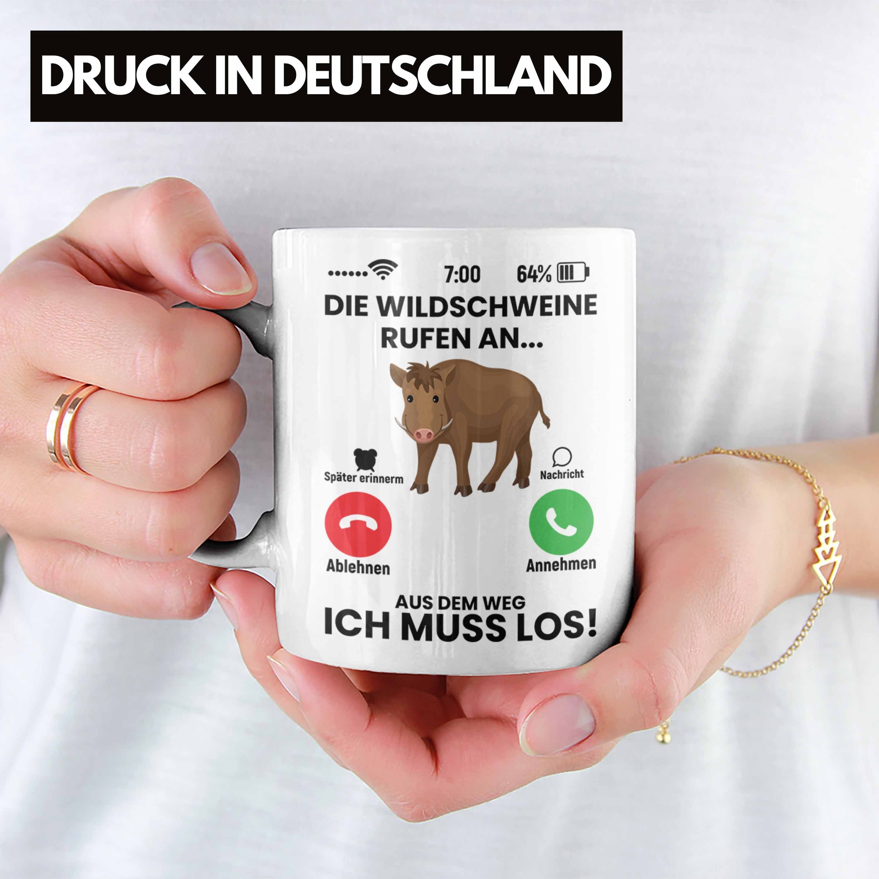 - Die für Tasse An Spruch Lustiger zum Wildschweine Geschenk Tasse Trendation Rufen Trendation als Geschenkidee Weiss Jagen Jäger