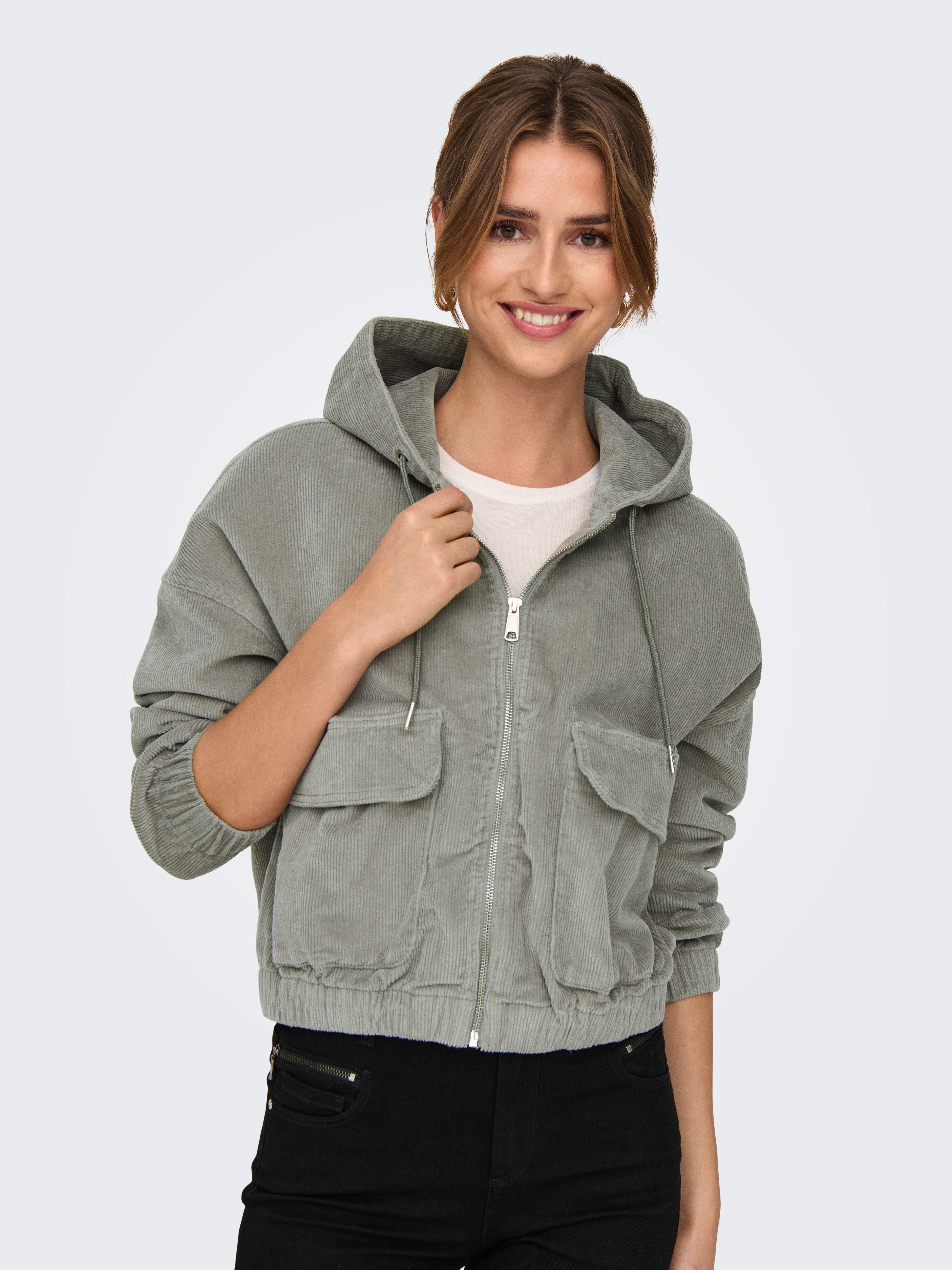 Cordjacke ONLKENZIE L/S CORD JACKET PNT NOOS