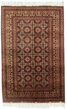 Wollteppich Khal Mohammadi Teppich handgeknüpft braun, morgenland, rechteckig, Höhe: 8 mm