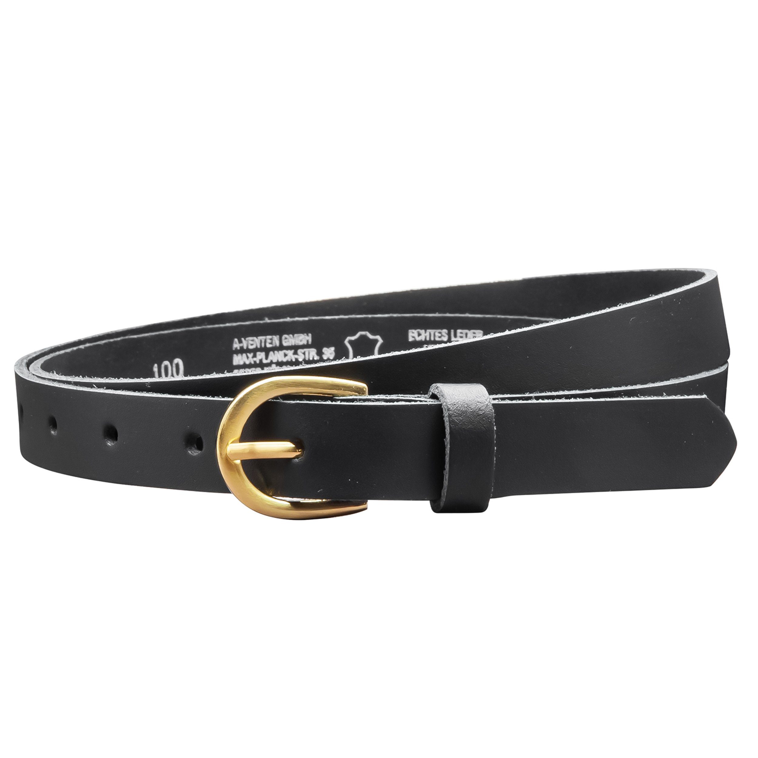 COLOGNEBELT Ledergürtel OM110-SL-Schwarz MADE IN GERMANY, günstig online kaufen