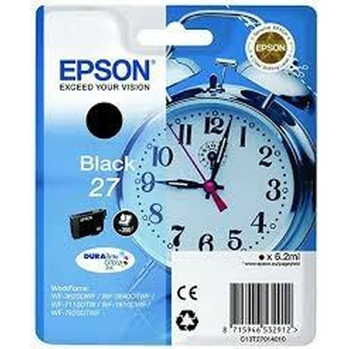 Epson Druckerpatrone Original Tintenpatrone Epson 27 Schwarz Tintenpatrone