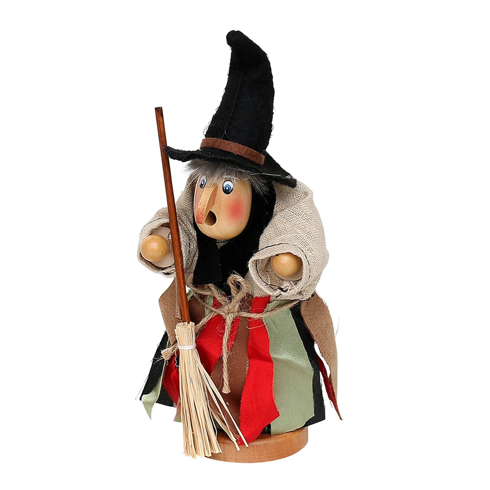 SIGRO Räuchermännchen Räucherfigur Hexe, (1 St), Weihnachtsfigur Räucherfigur