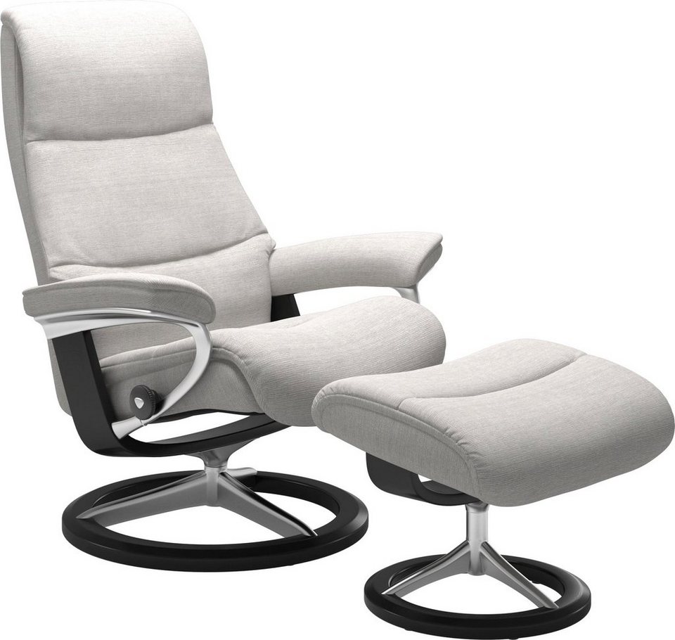 Stressless® Relaxsessel View, mit Signature Base, Größe M,Gestell Schwarz