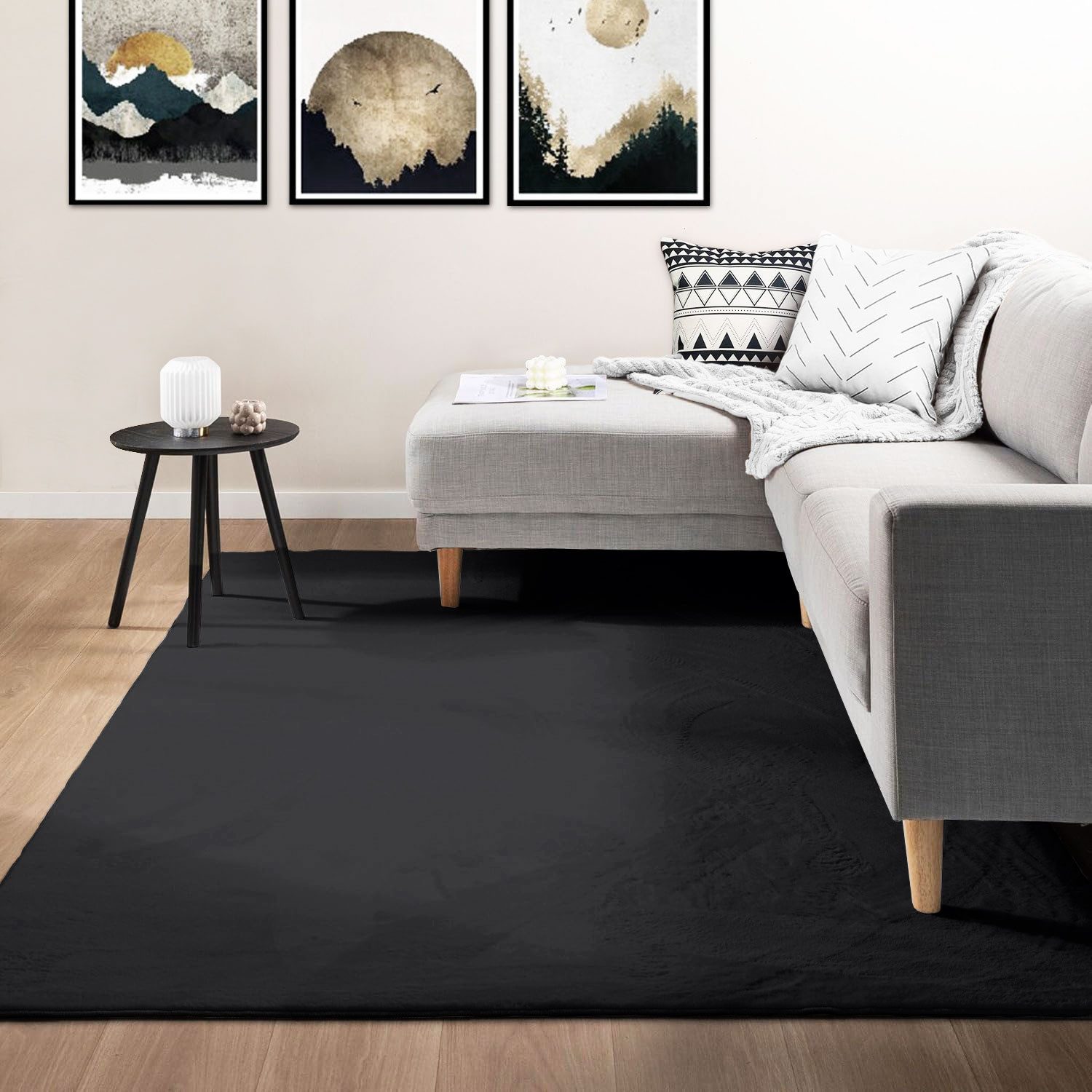 Vimoda Fellteppich Teppich Wohnzimmer Waschbar Antirutsch günstig online kaufen