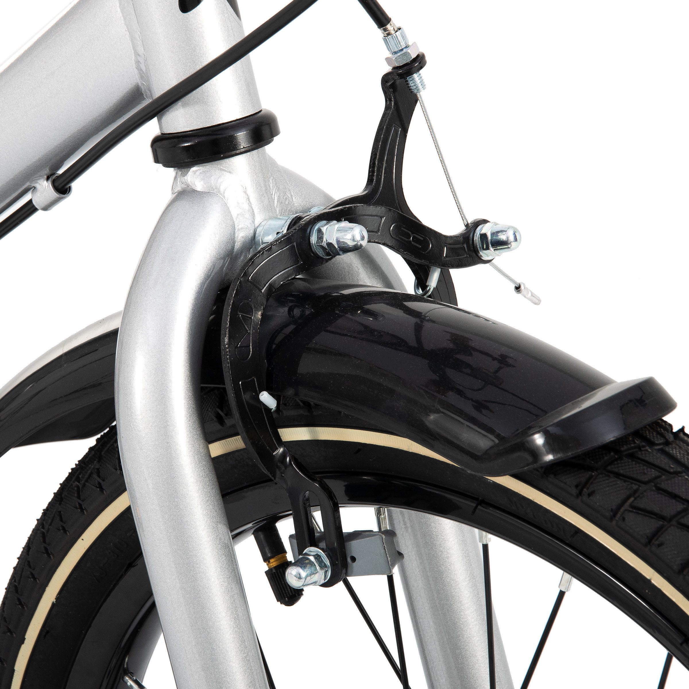 JOYSTAR Kinderfahrrad Totem 12/14/16/18/20 Zoll Kinderfahrrad für 2-11 jährige Jungen, mit Stützräder, Kotflügel, Front and rear dual brakes, Reflektorplatte