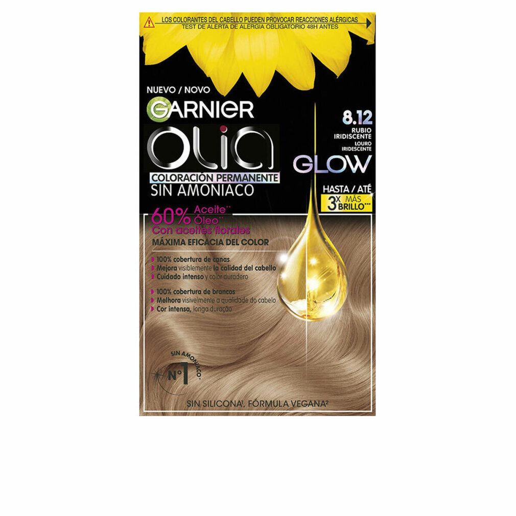 Haarpflege-Set OLIA Dauerfarbe #8 .12-Irisierendes Blond 3 u