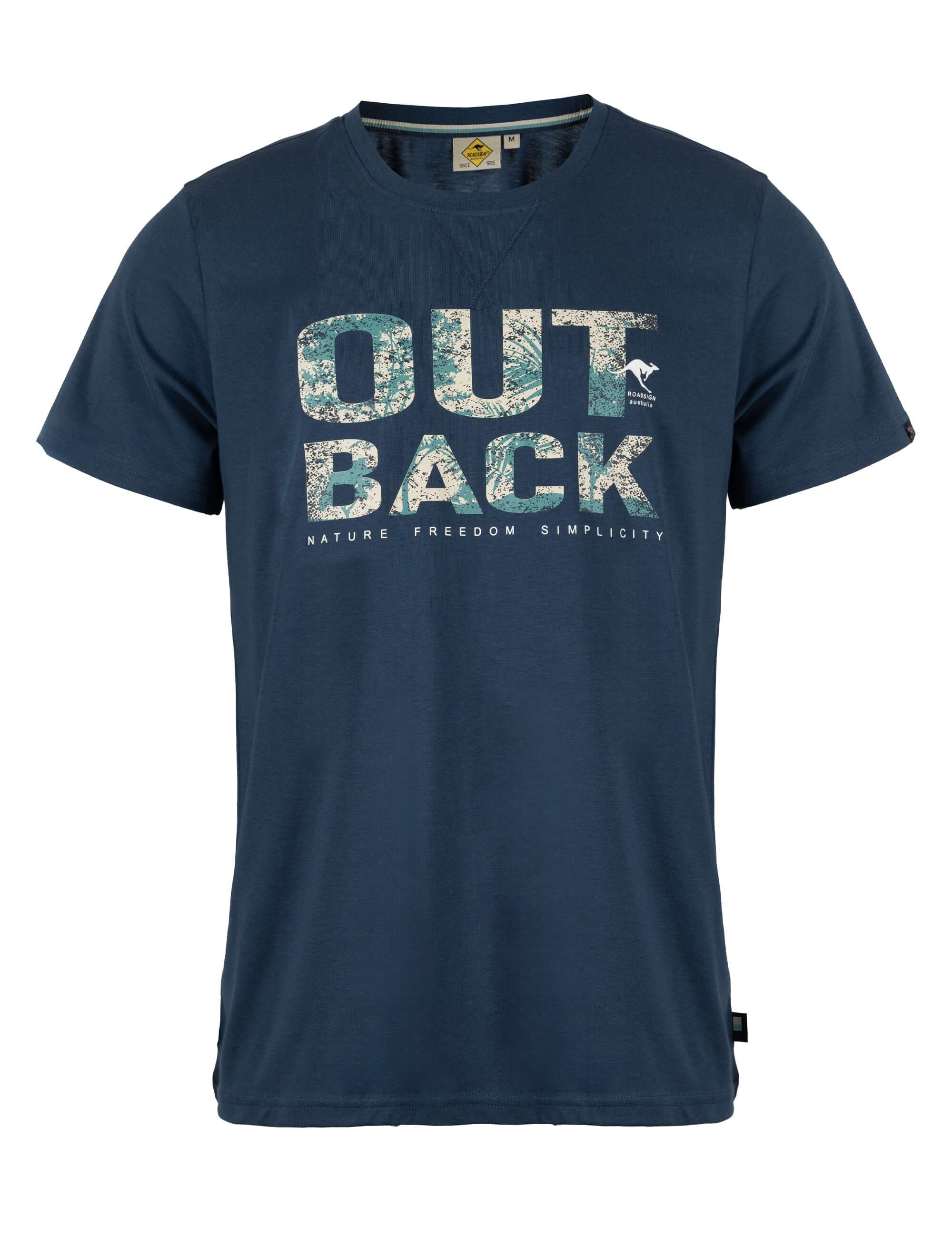 ROADSIGN australia T-Shirt Deep Outback (1, 1-tlg., 1) großflächiger Print, aus reiner Baumwolle, für starke Styles