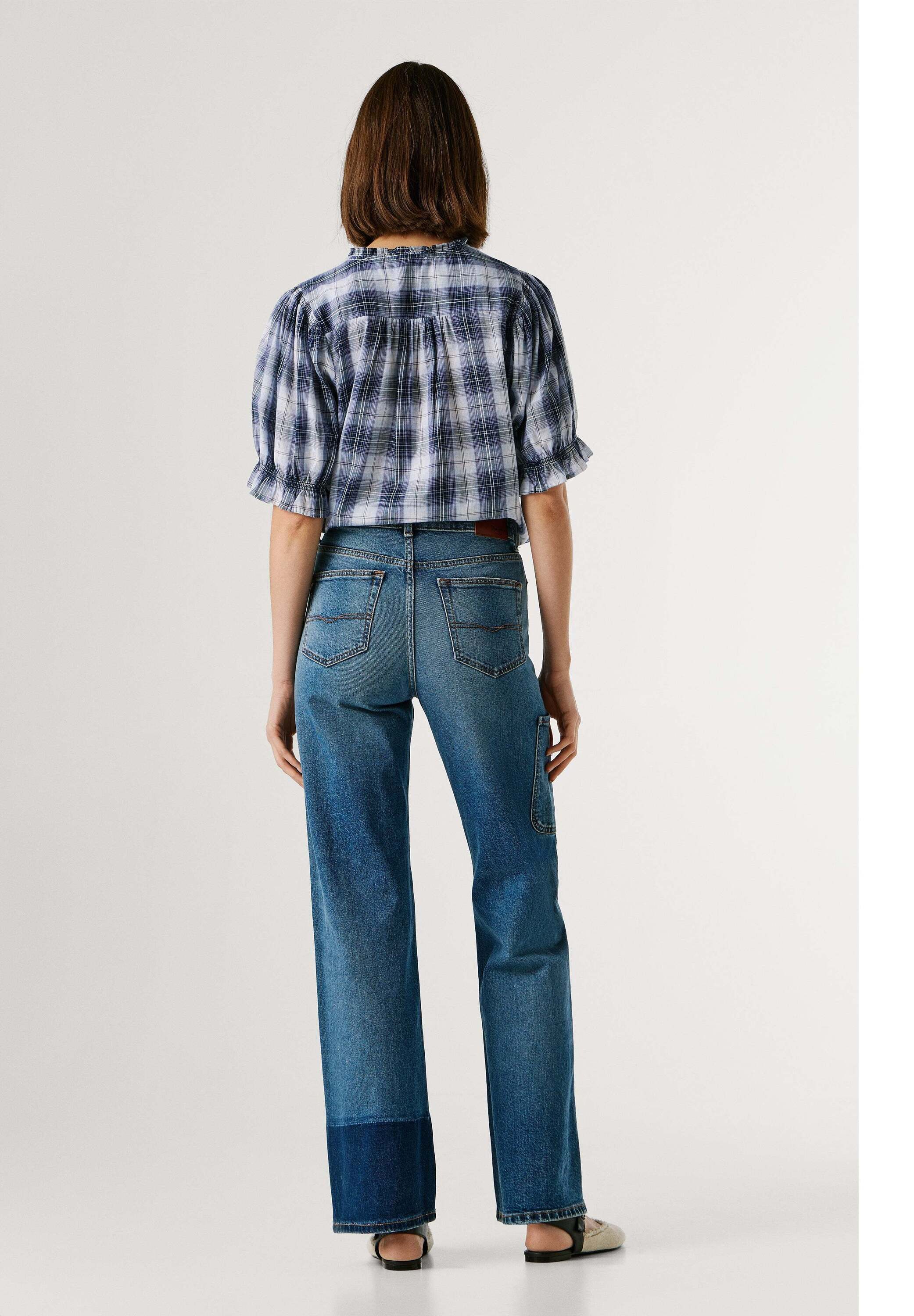Pepe Jeans Straight-Jeans trousers STRAIGHT JEANS UHW LEXA MID DARK