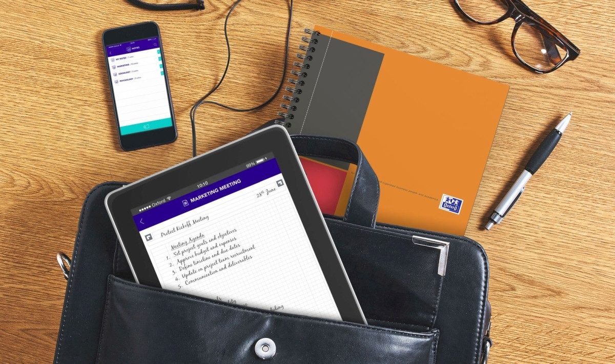 OXFORD Notizbuch International Notebook Connect B5 80 Blatt 80g/qm liniert