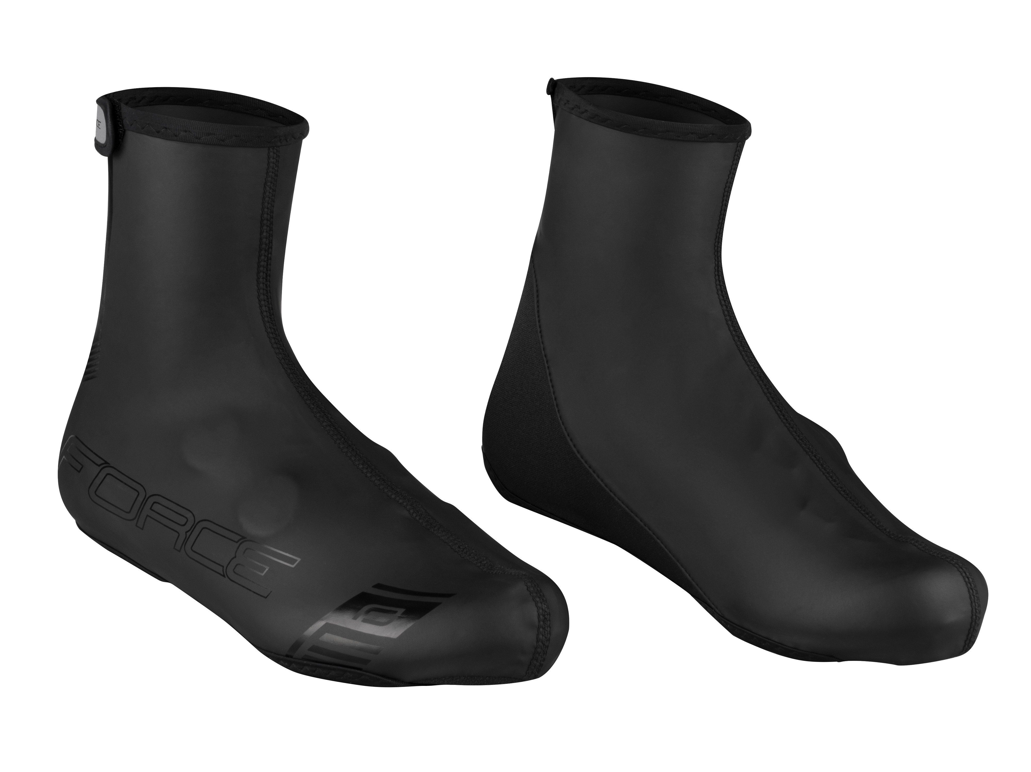 FORCE Fahrrad-Überschuh Schuhüberzug Rennrad FORCE PU Warm, Wind - und Wasserdicht %%%