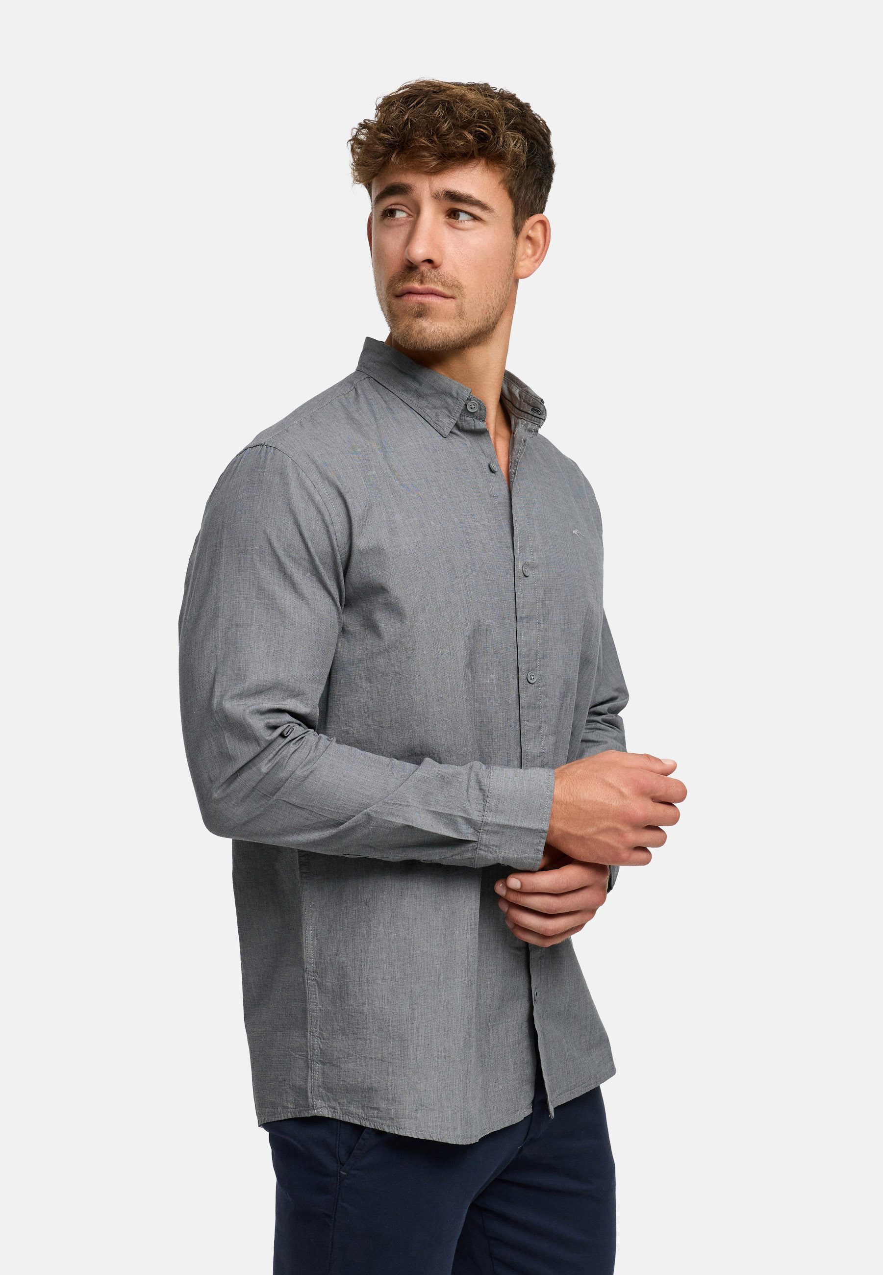 Indicode Langarmhemd Herren INKamby Herrenhemd Langarm günstig online kaufen