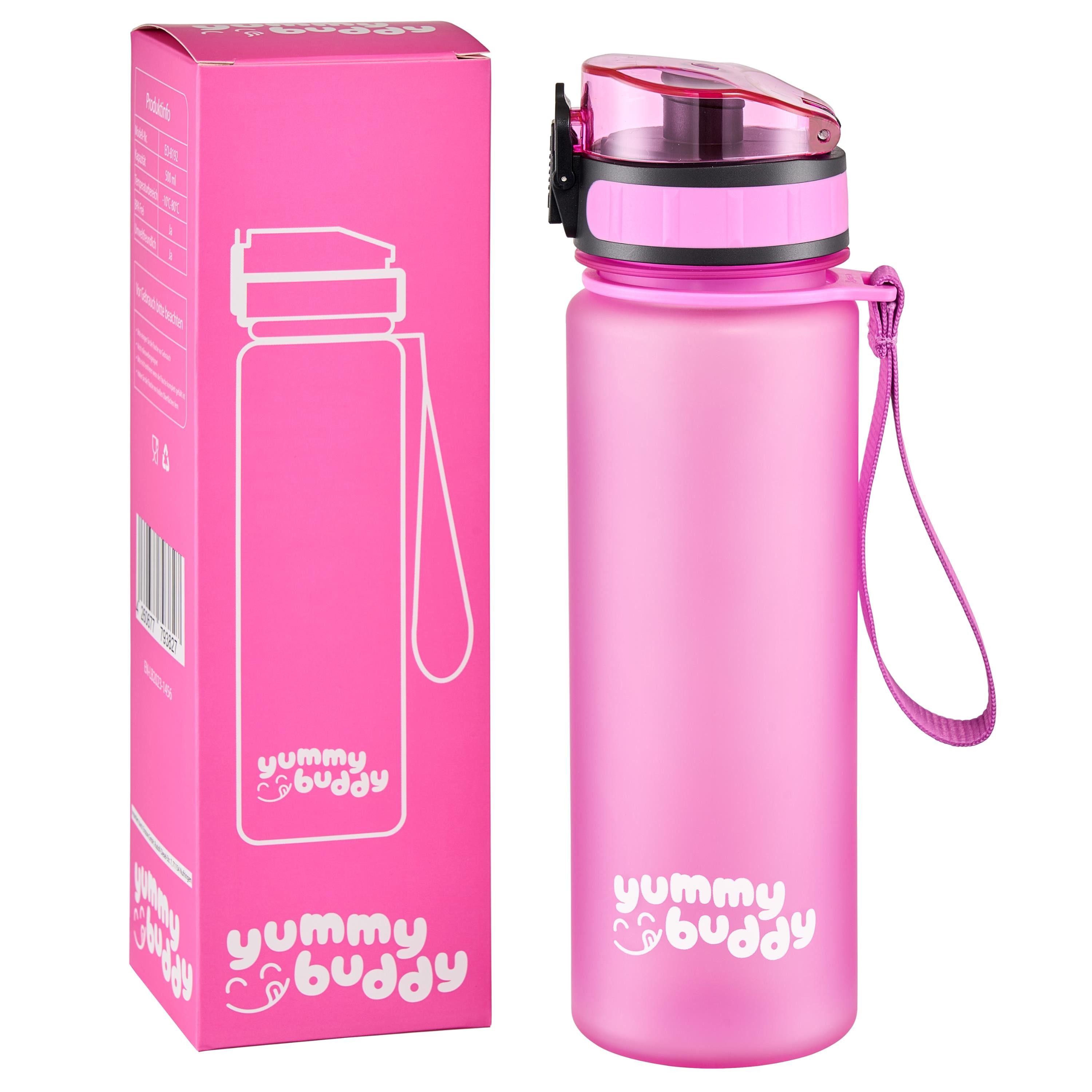 ecosa Trinkflasche EO-8192 yummy buddy, BPA-frei,Tritan,spülmaschinengeeignet,lebensmittelecht,robust