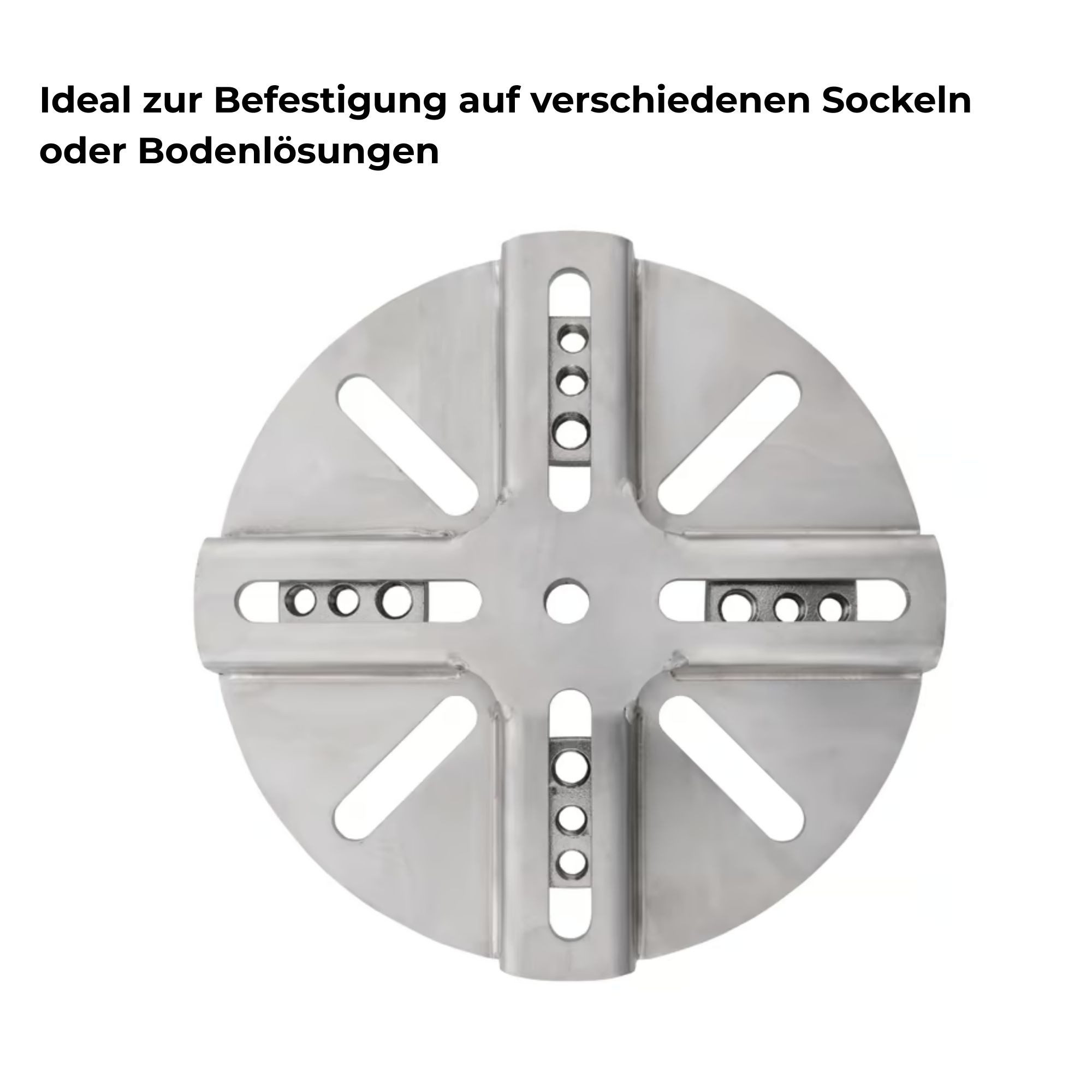 doppler® Betonschirmständer doppler Granit Schirmständer Ampelschirm Rollen und Adapter 140kg 80