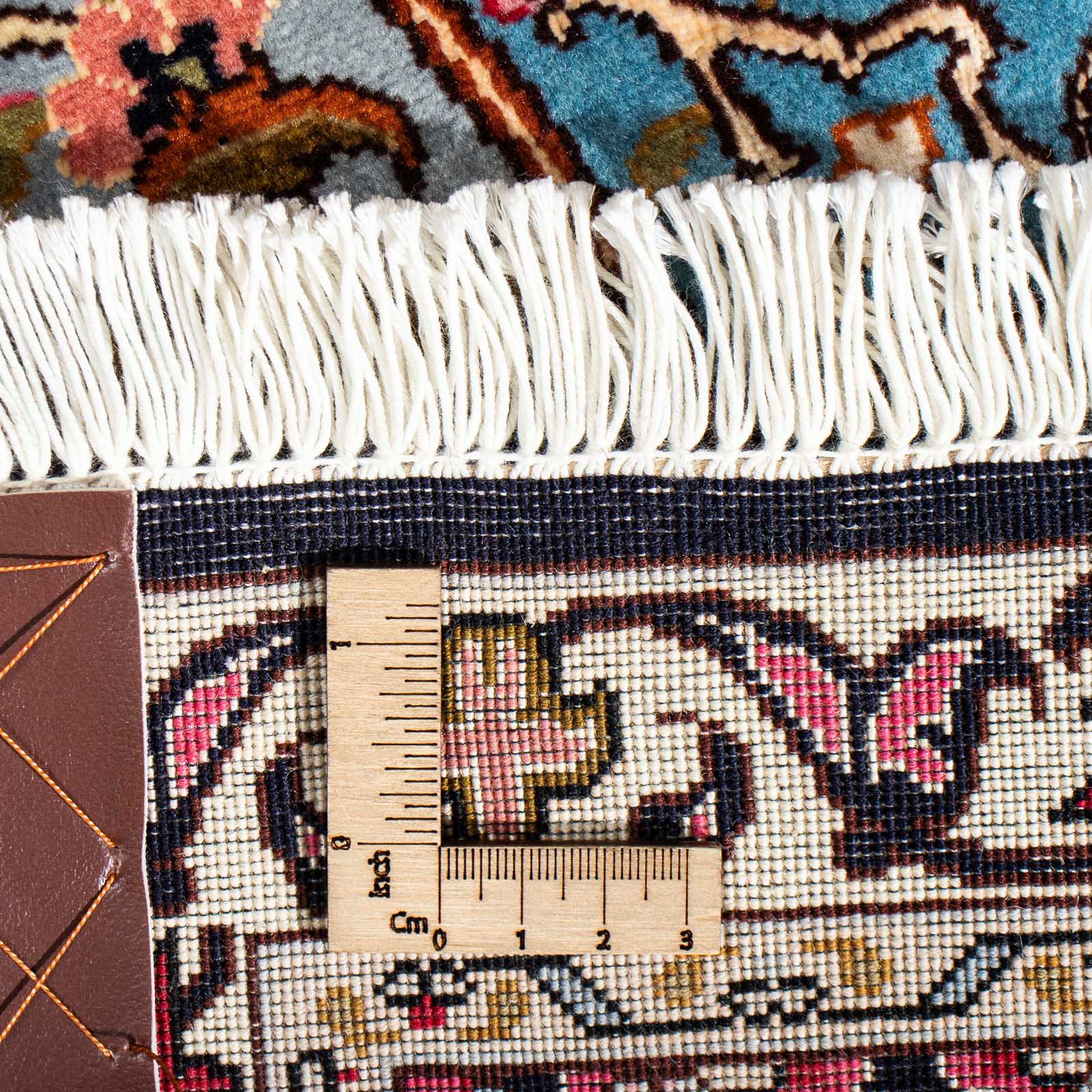 Orientteppich Perser - Täbriz rechteckig, Einzelstück mit Zertifikat 158 Royal Höhe: 7 morgenland, cm - 217 x Wohnzimmer, mehrfarbig, - mm, Handgeknüpft, 