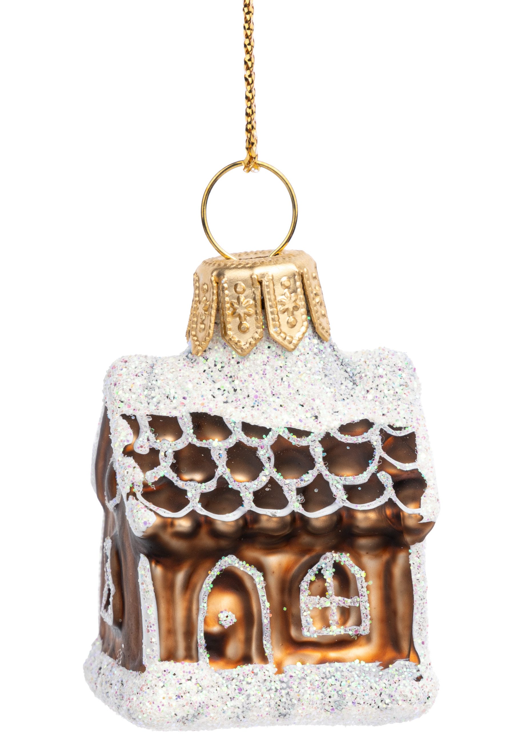 Christbaumschmuck BS821M Mini Printenmännchen Glas Figur Weihnachtsbaum Anhänger