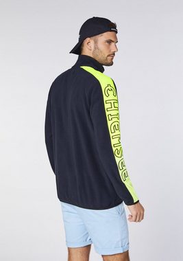 Chiemsee Fleecejacke Fleece-Jacke mit großem Schriftzug am Ärmel 1