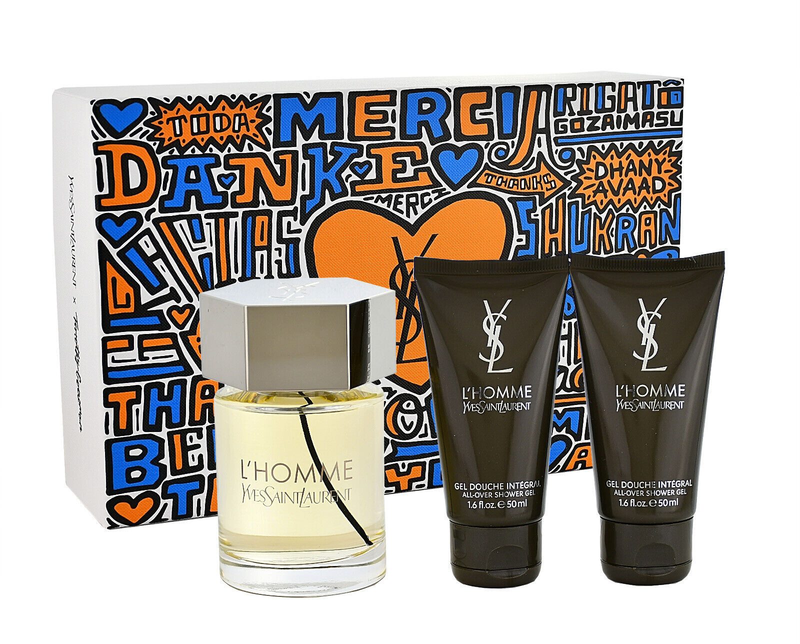 Duft-Set YSL L'HOMME EDT 100ML + EDT 10ML + SHOWER GEL 50ML