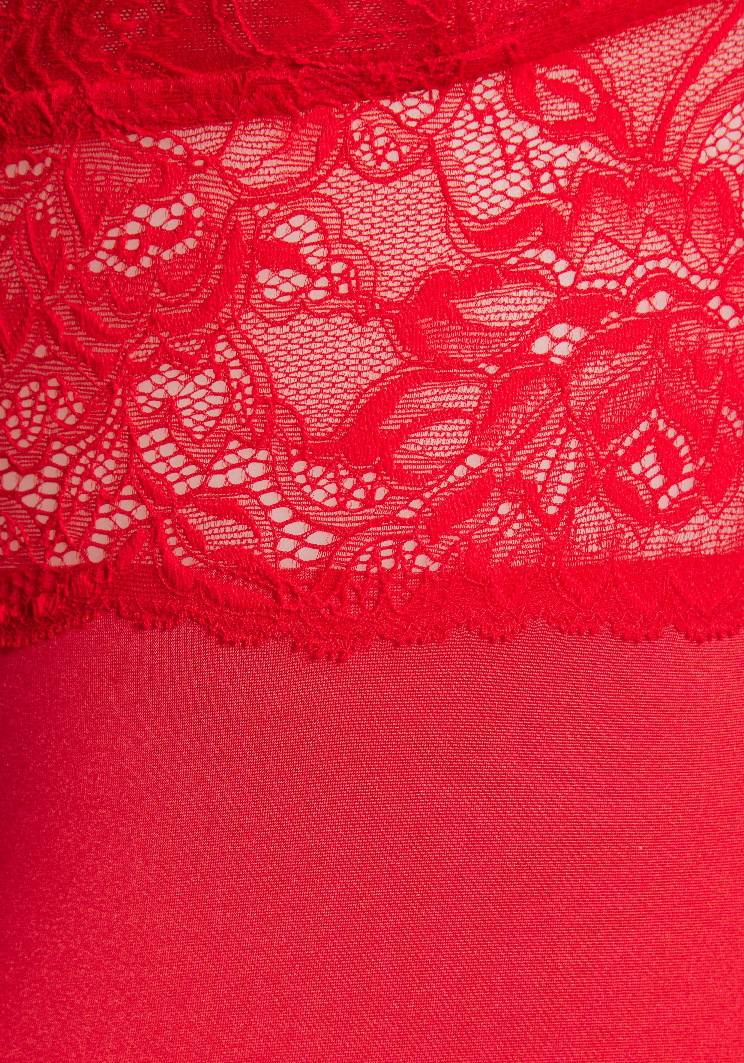 JETTE Stringbody ohne Bügel aus feiner Jacquardspitze, sexy Dessous, Reizwäsche – Bild 4 von 4
