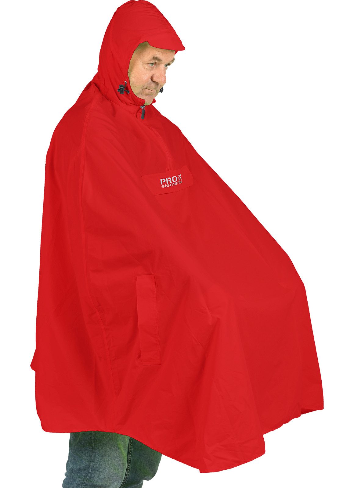 PRO-X ELEMENTS Regenponcho PASOFINO integrierte Packtasche