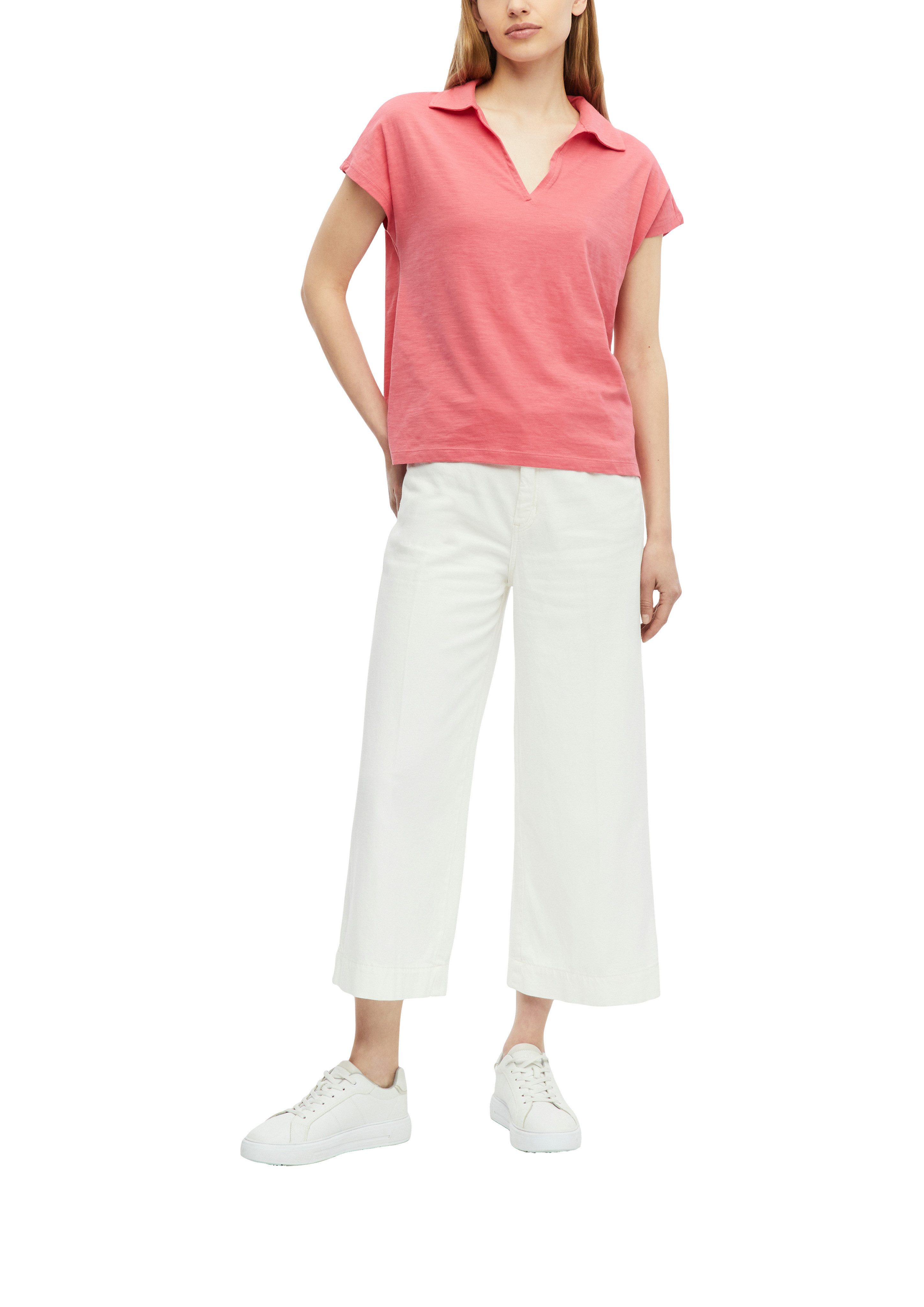s.Oliver Poloshirt Sommershirt mit Polokragen – Bild 3 von 4
