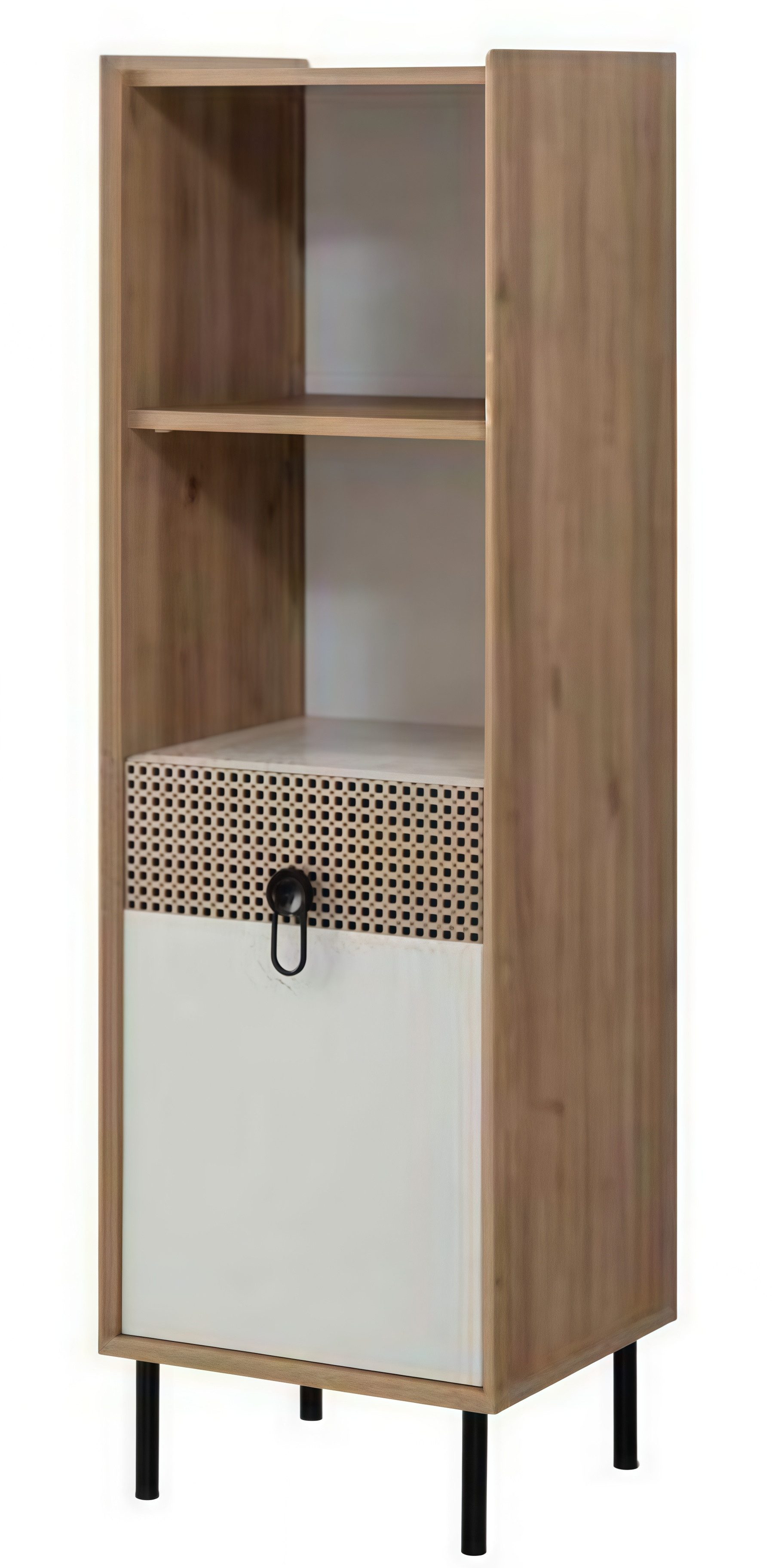 Xlmoebel Bücherregal Holzregal in Braun für Kinderzimmer und Büro, 1-tlg., Hergestellt in Europa