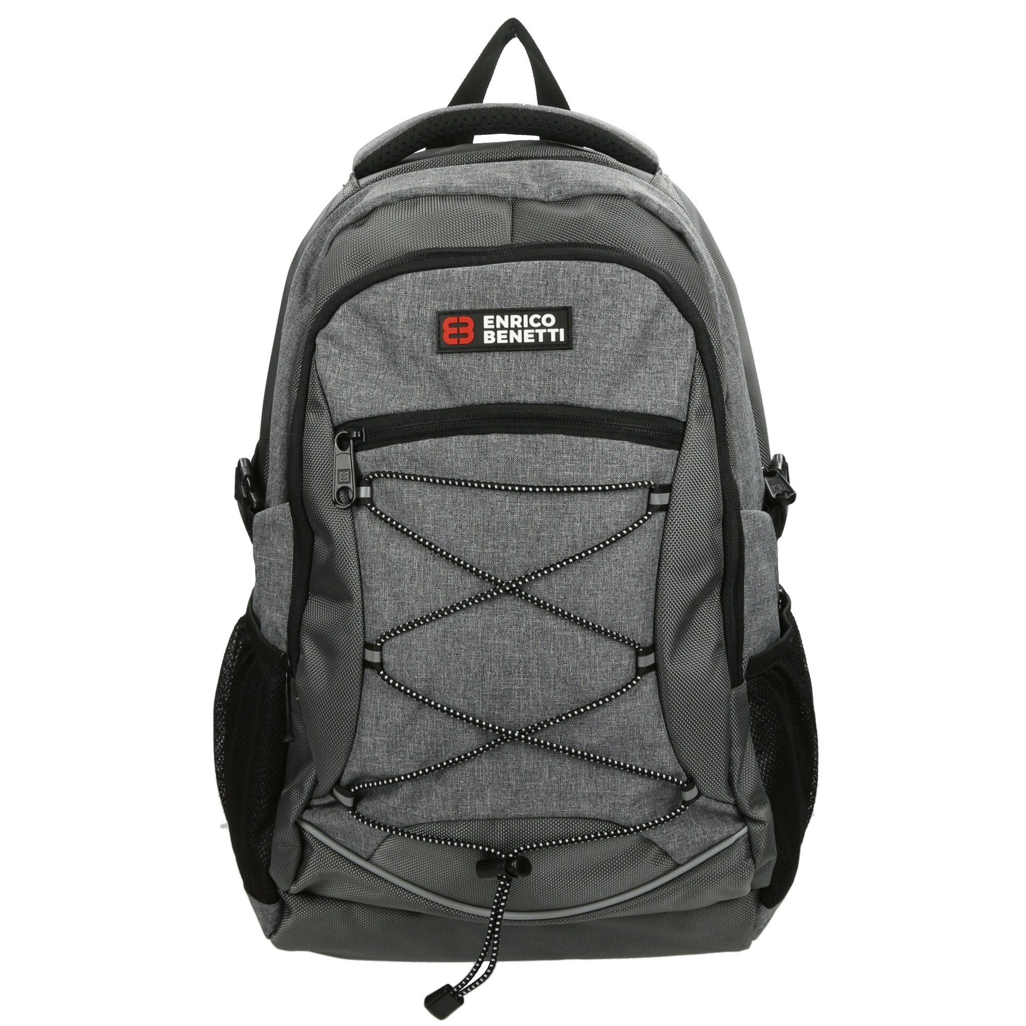 HTI-Living Rucksack Rucksack 47 mit Laptopfach, Freizeit Schule Business Hellgrau